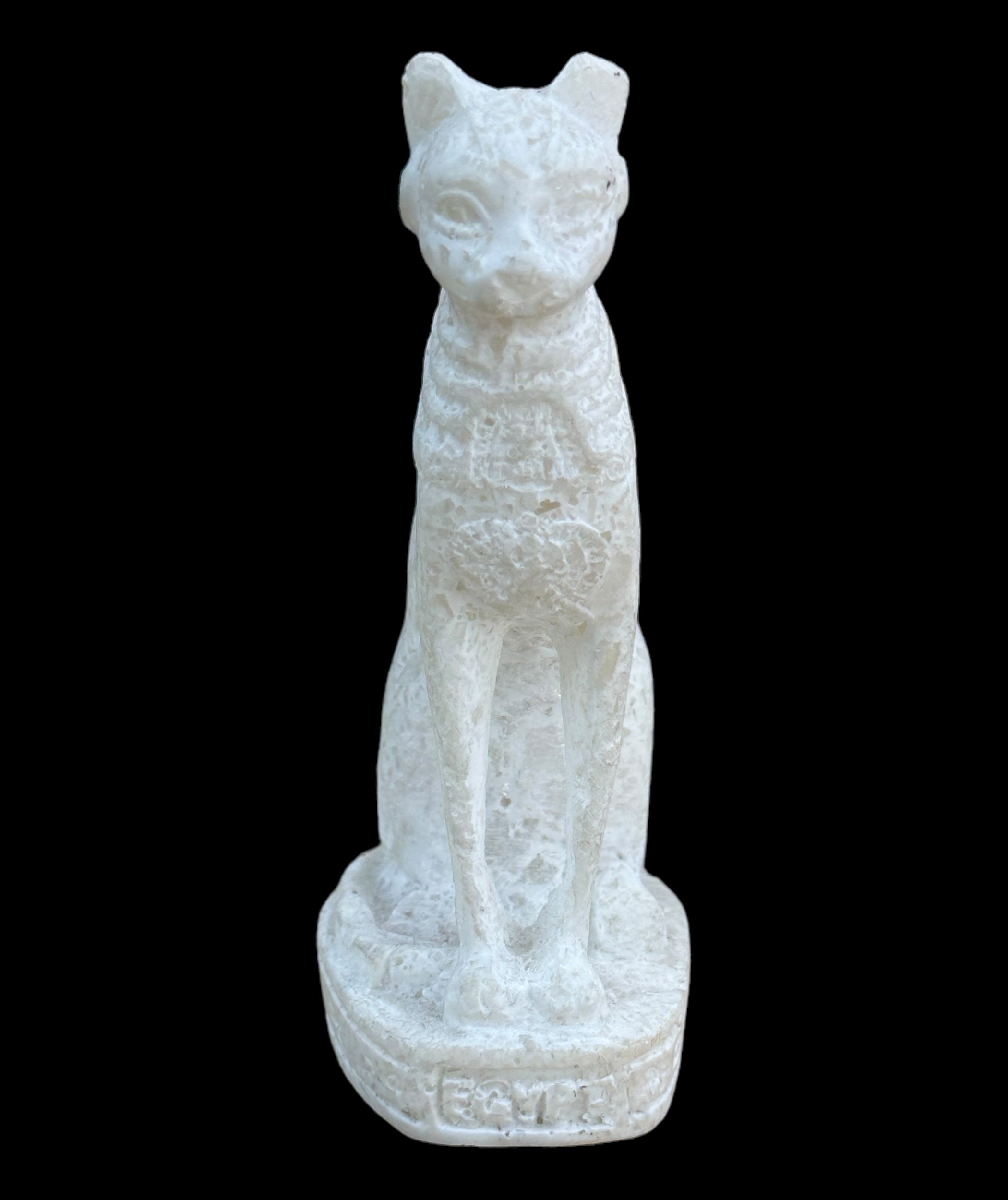 Alabaster Bastet Statue - Made in Egypt