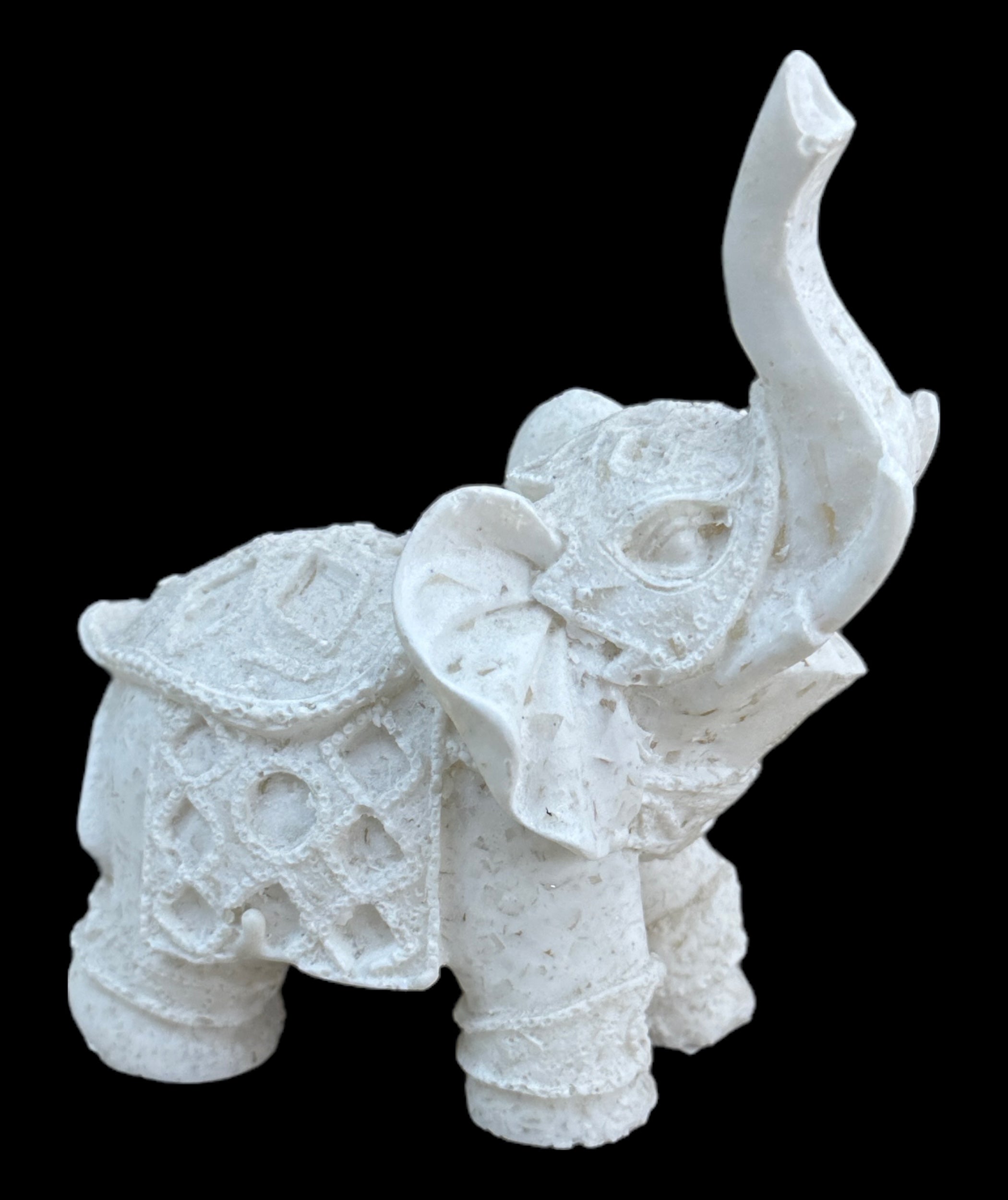 Alabaster Egyptian Elephant Statue - Made in Egypt