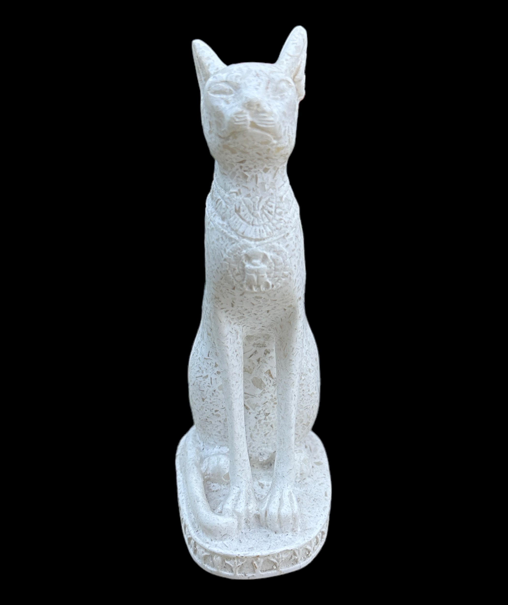 Alabaster Bastet Statue - Made in Egypt