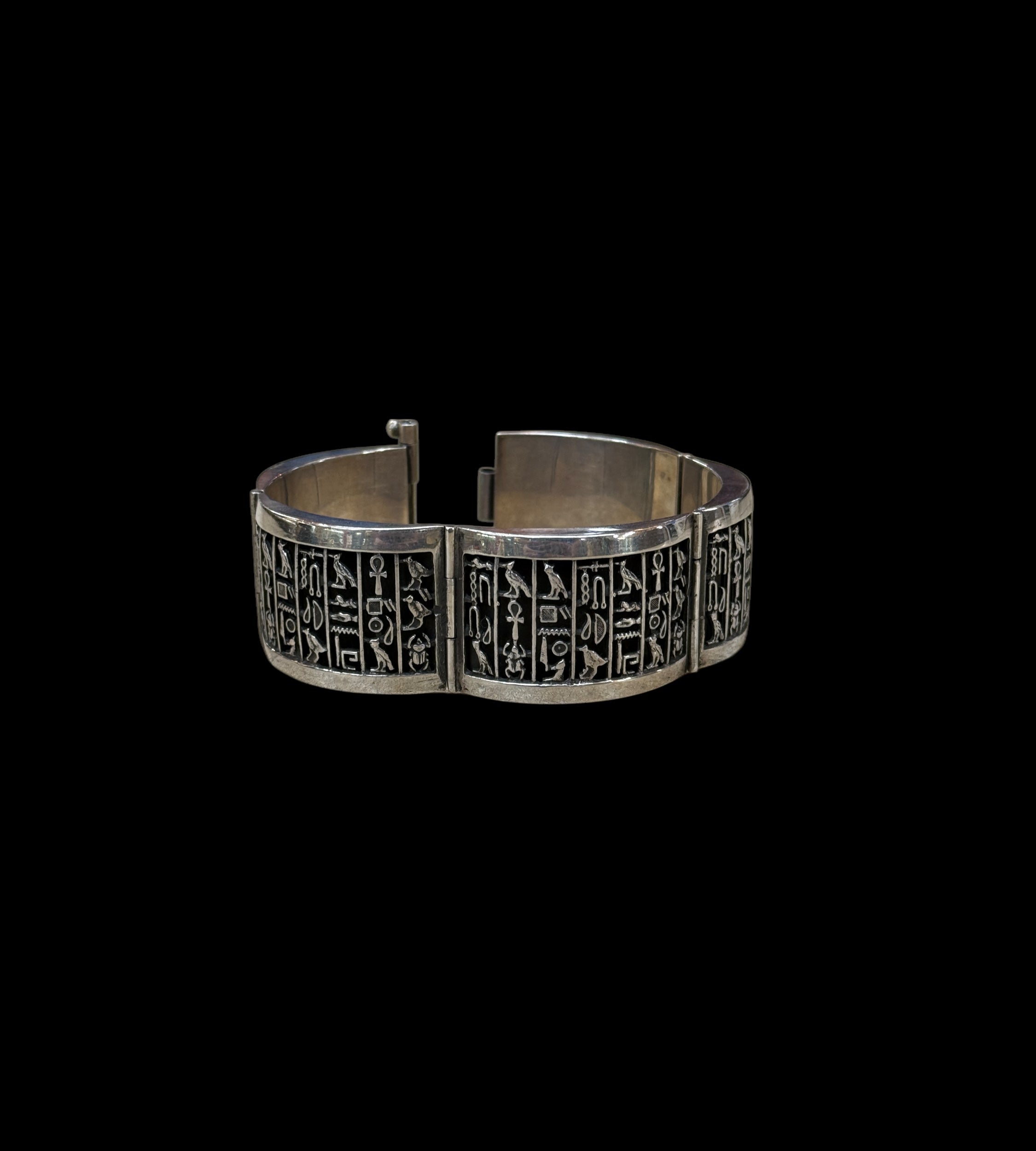 Hieroglyph Cuff Bracelet