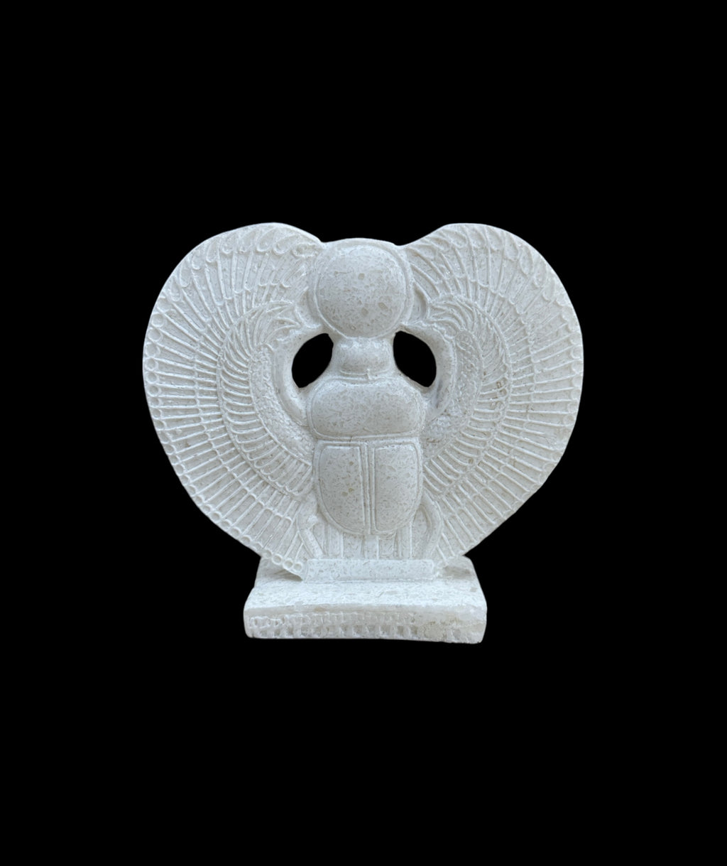 Alabaster Scarab Sundisc