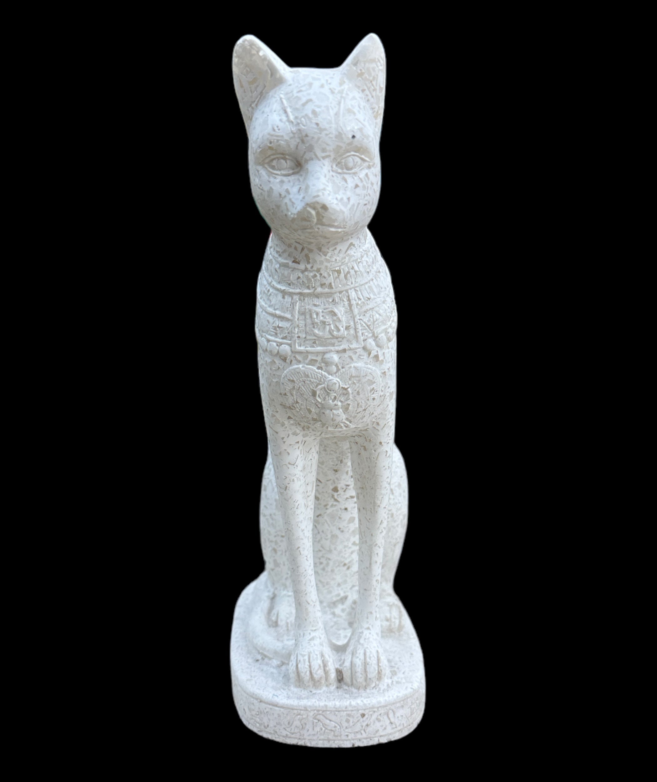 Alabaster Bastet Statue - Made in Egypt