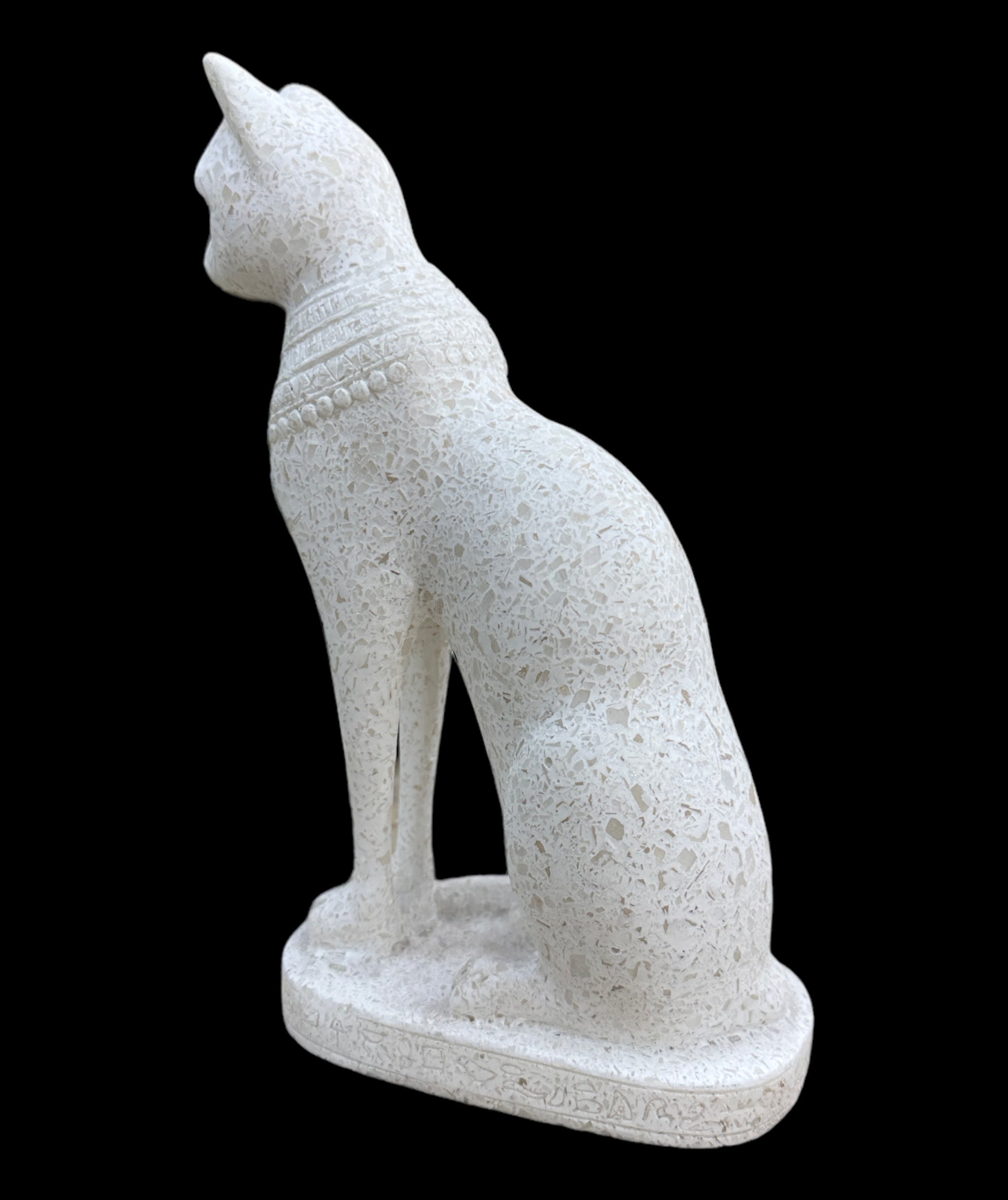 Alabaster Bastet Statue - Made in Egypt