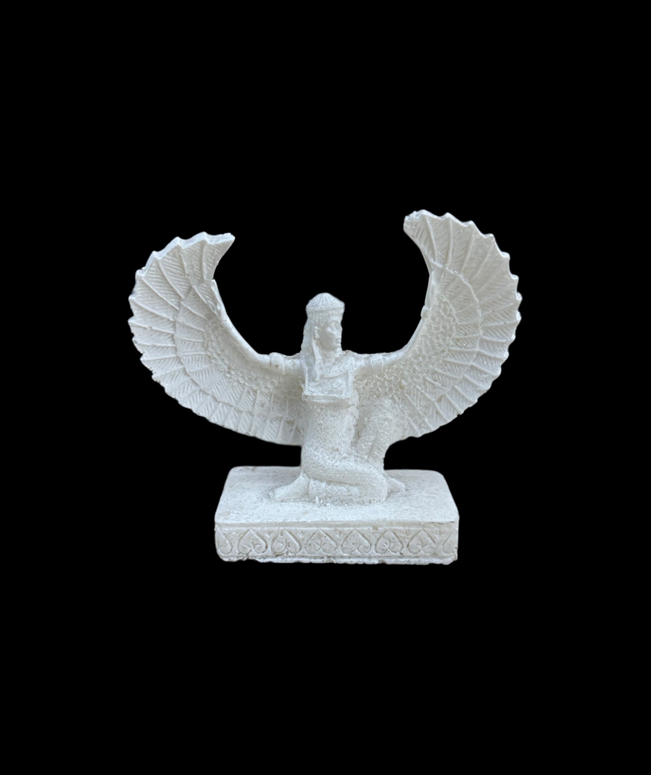 Alabaster Isis Statue - Made in Egypt