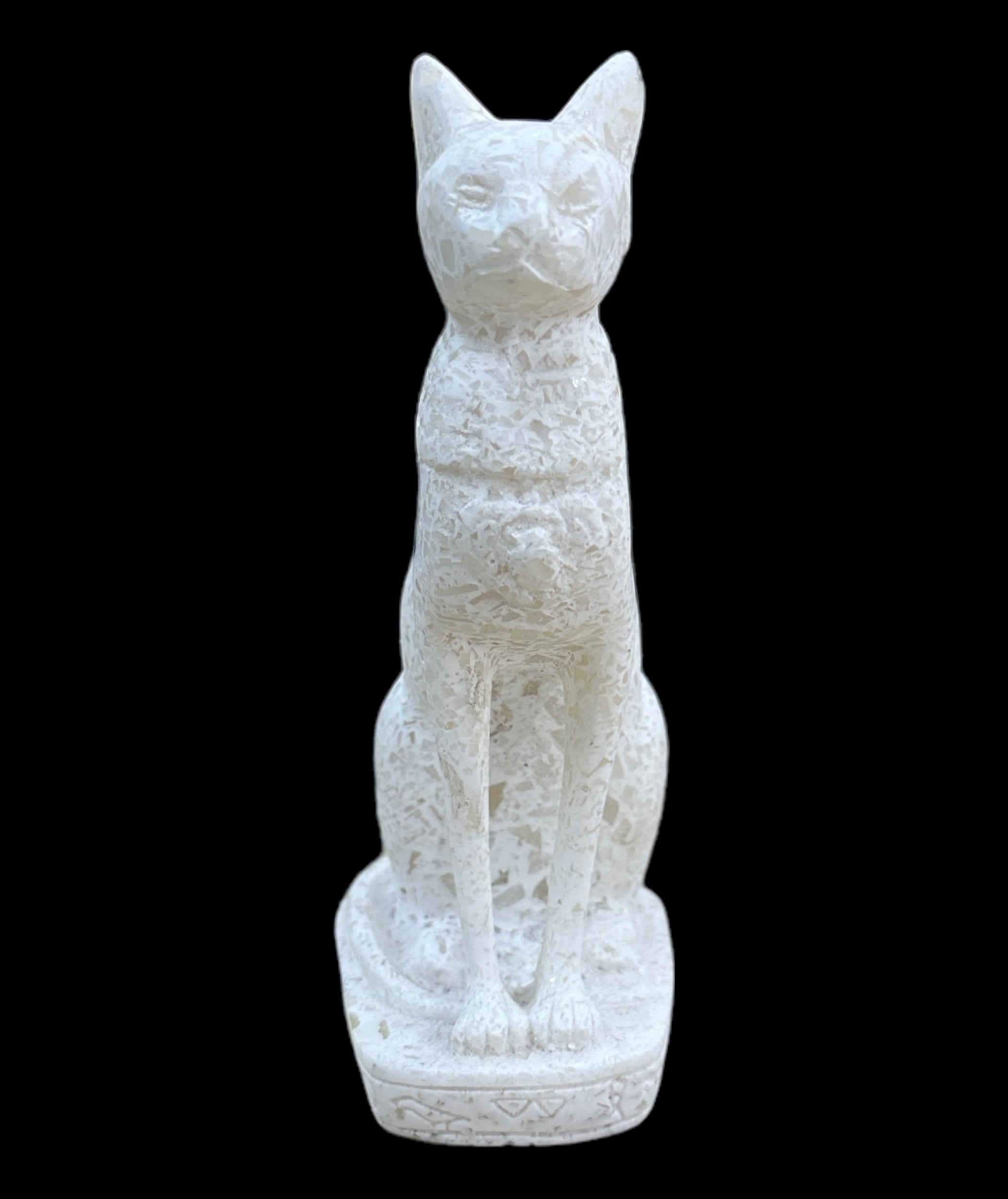 Alabaster Bastet Statue - Made in Egypt