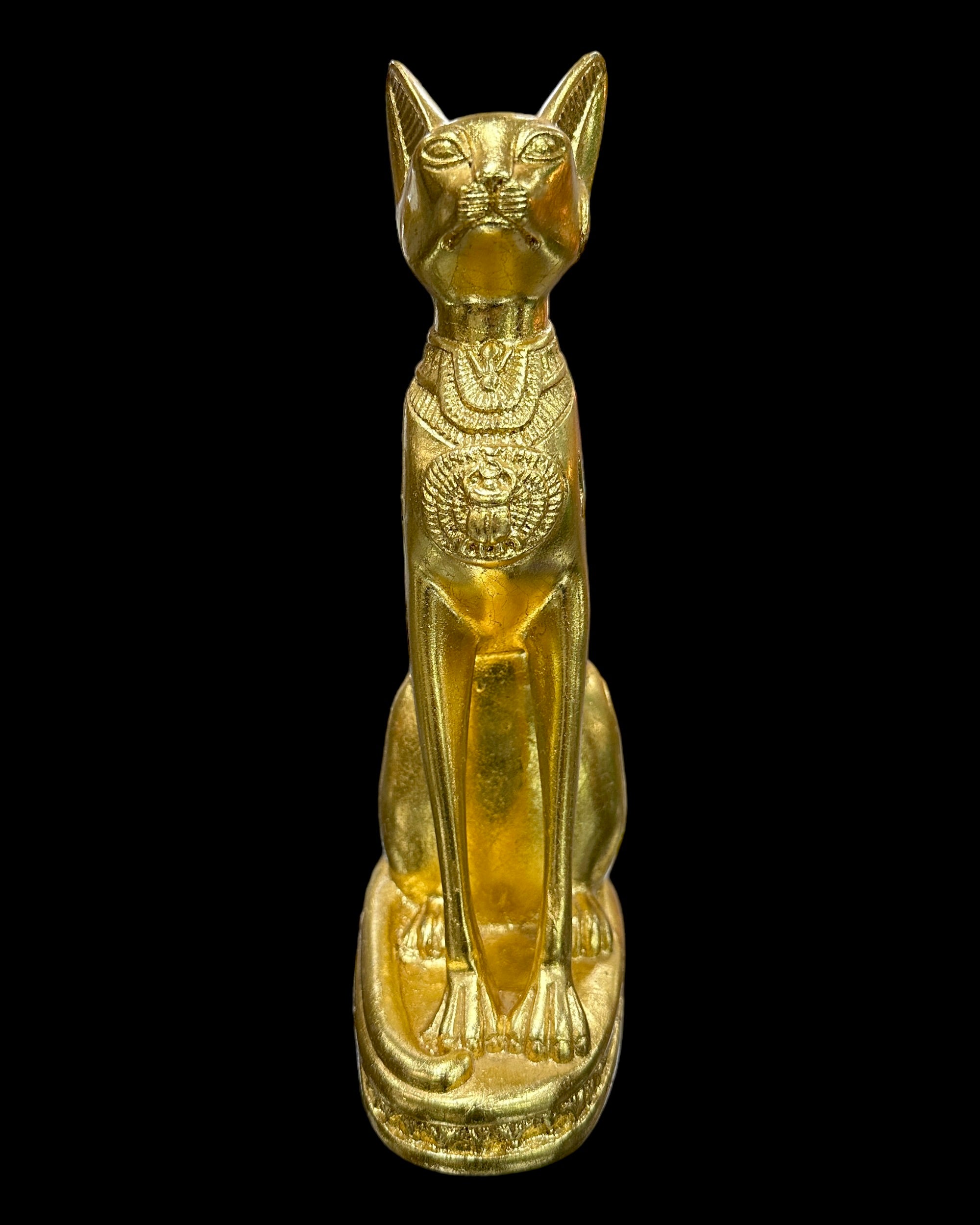 Golden Bastet Statue