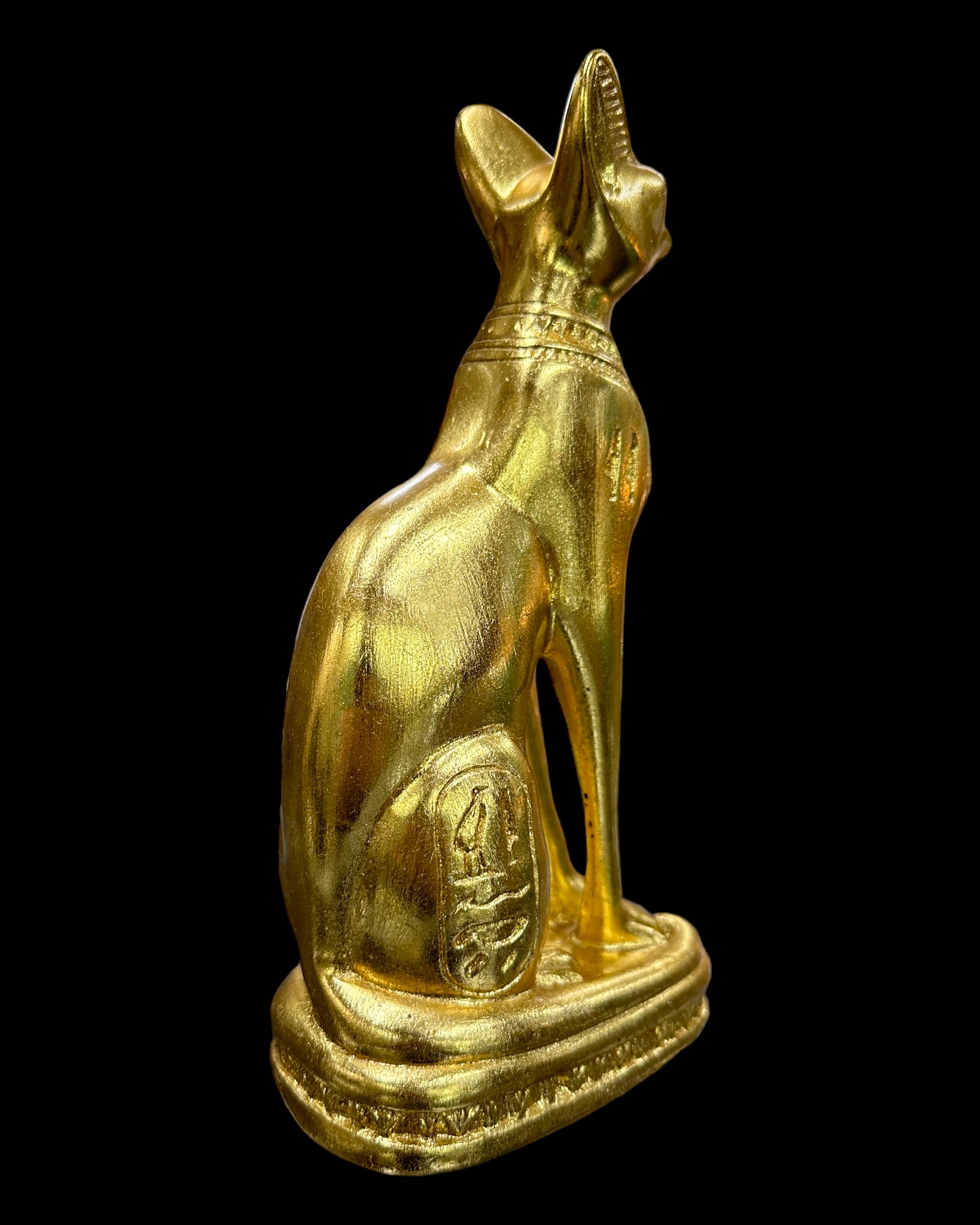 Golden Bastet Statue