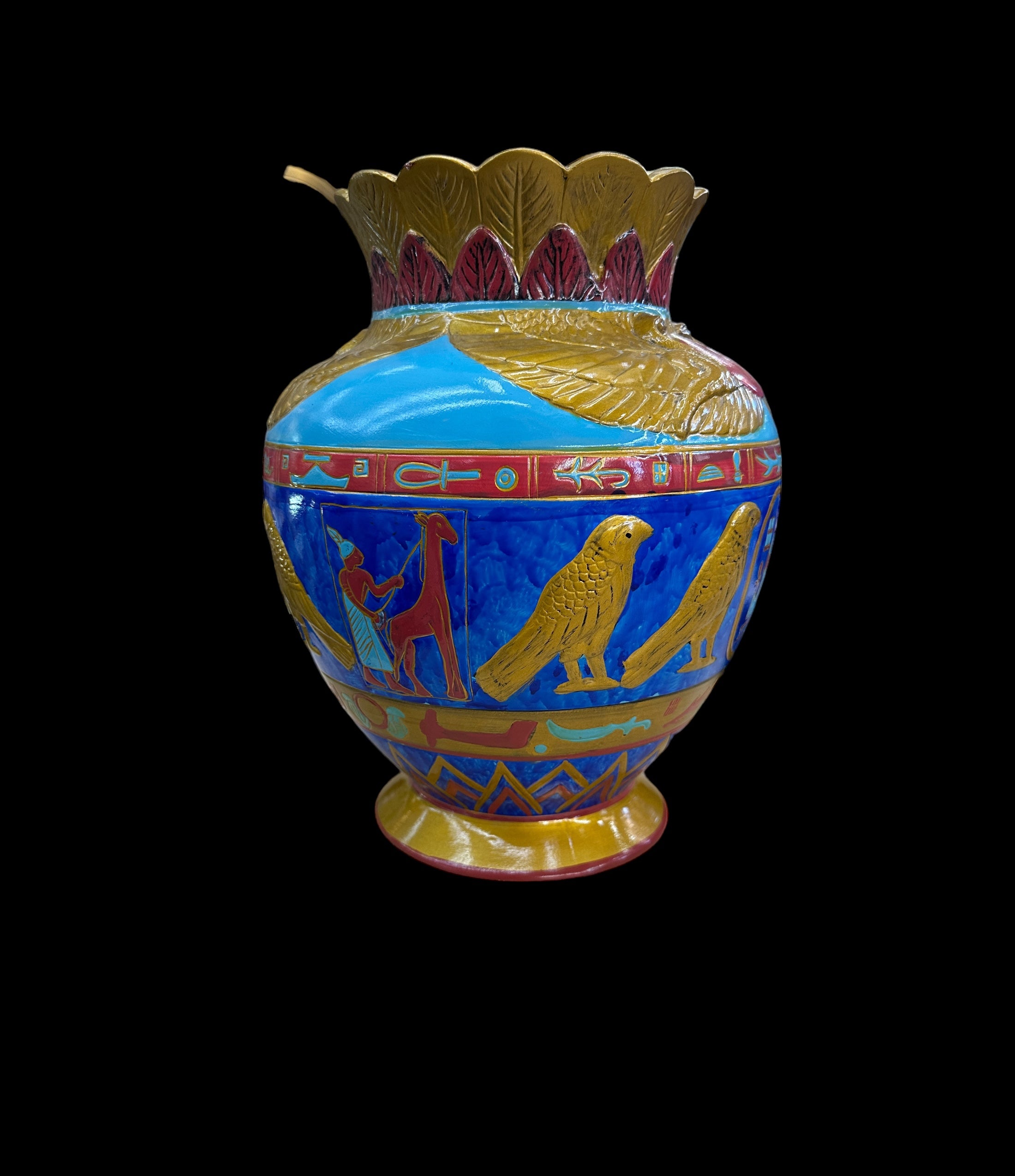 Egyptian Vase - Ancient Egyptian Horus Vase