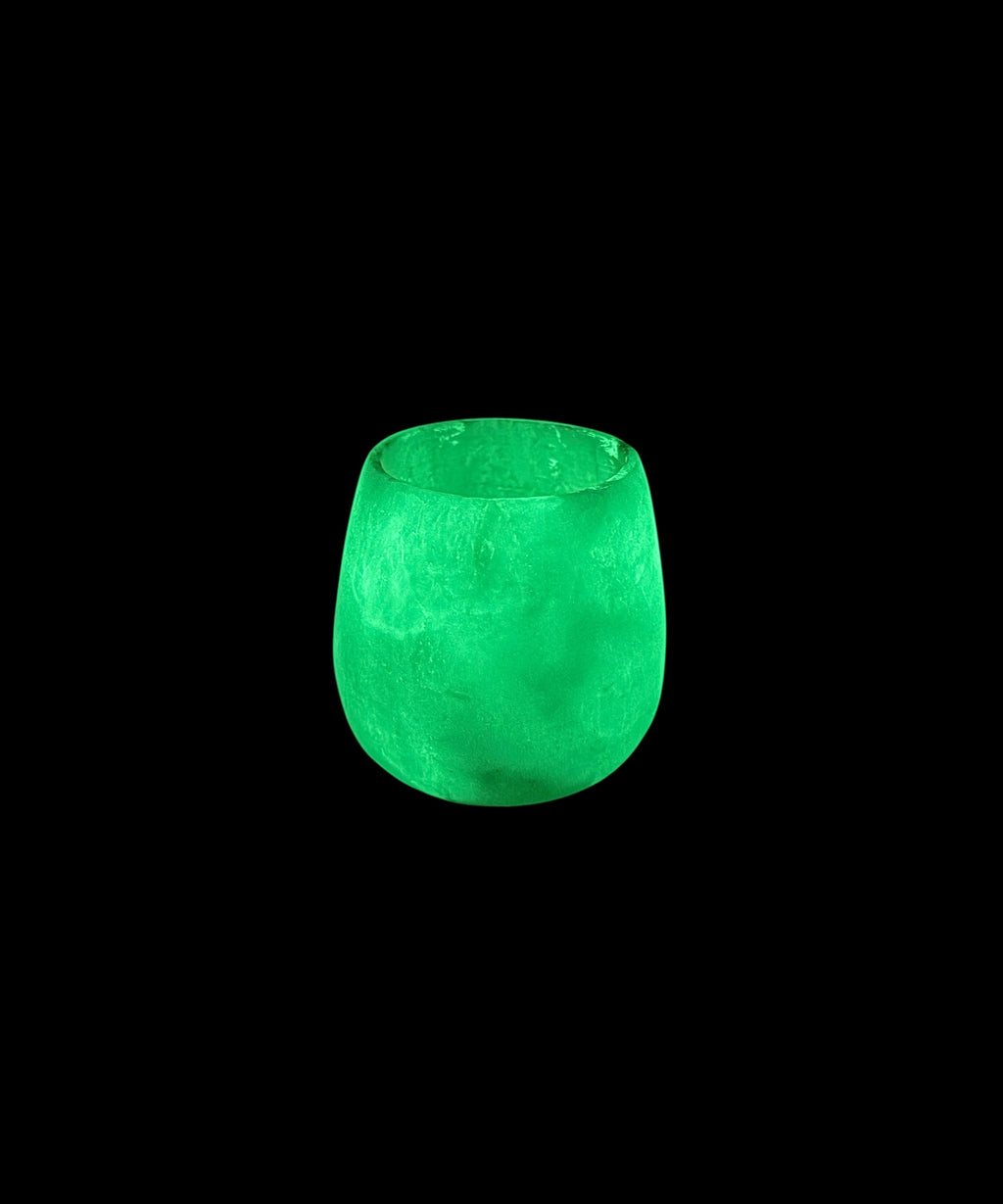 Glow in the Dark Alabaster Vase