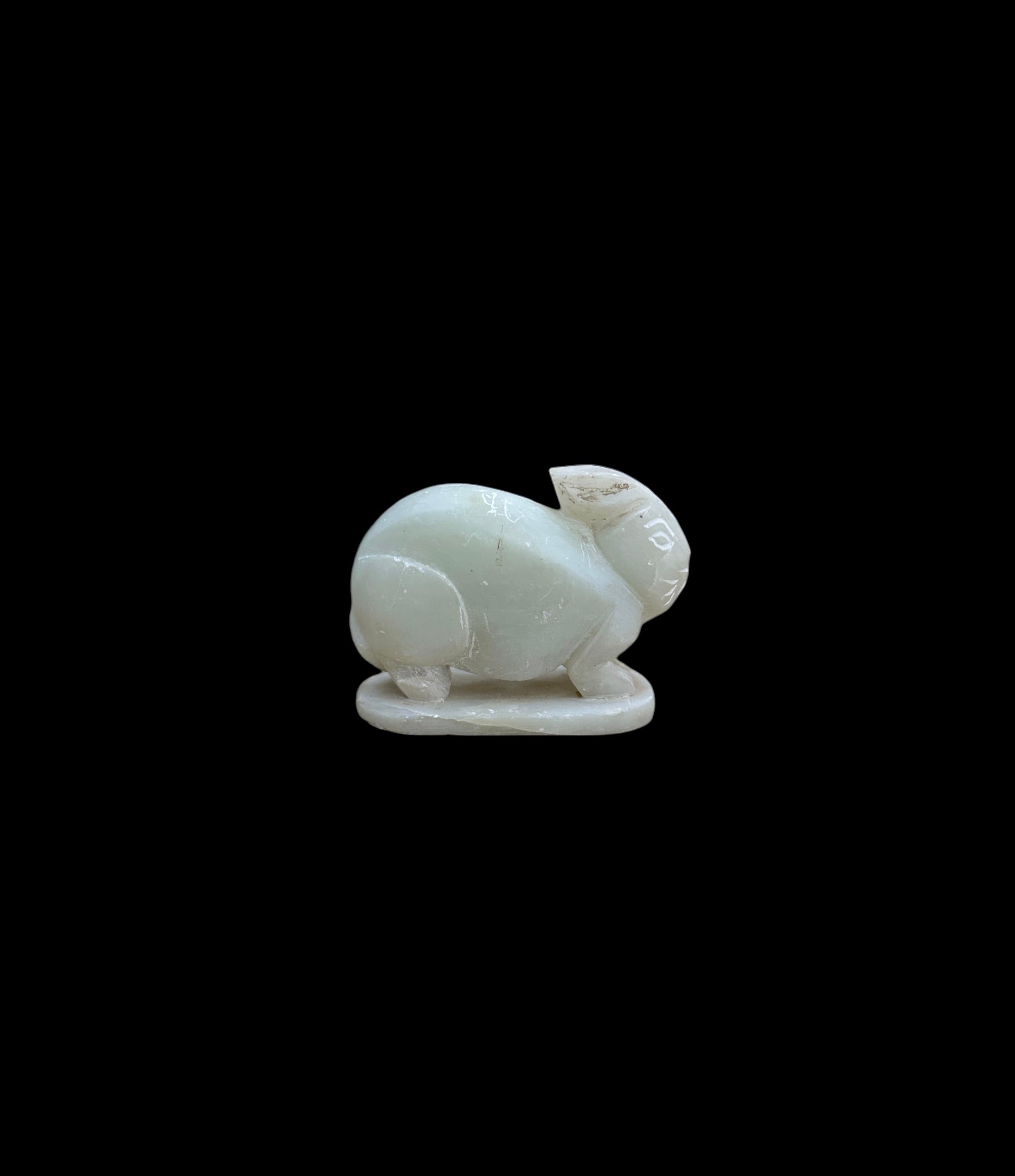 Egyptian Rabbit Statue - Handcarved Soapstone