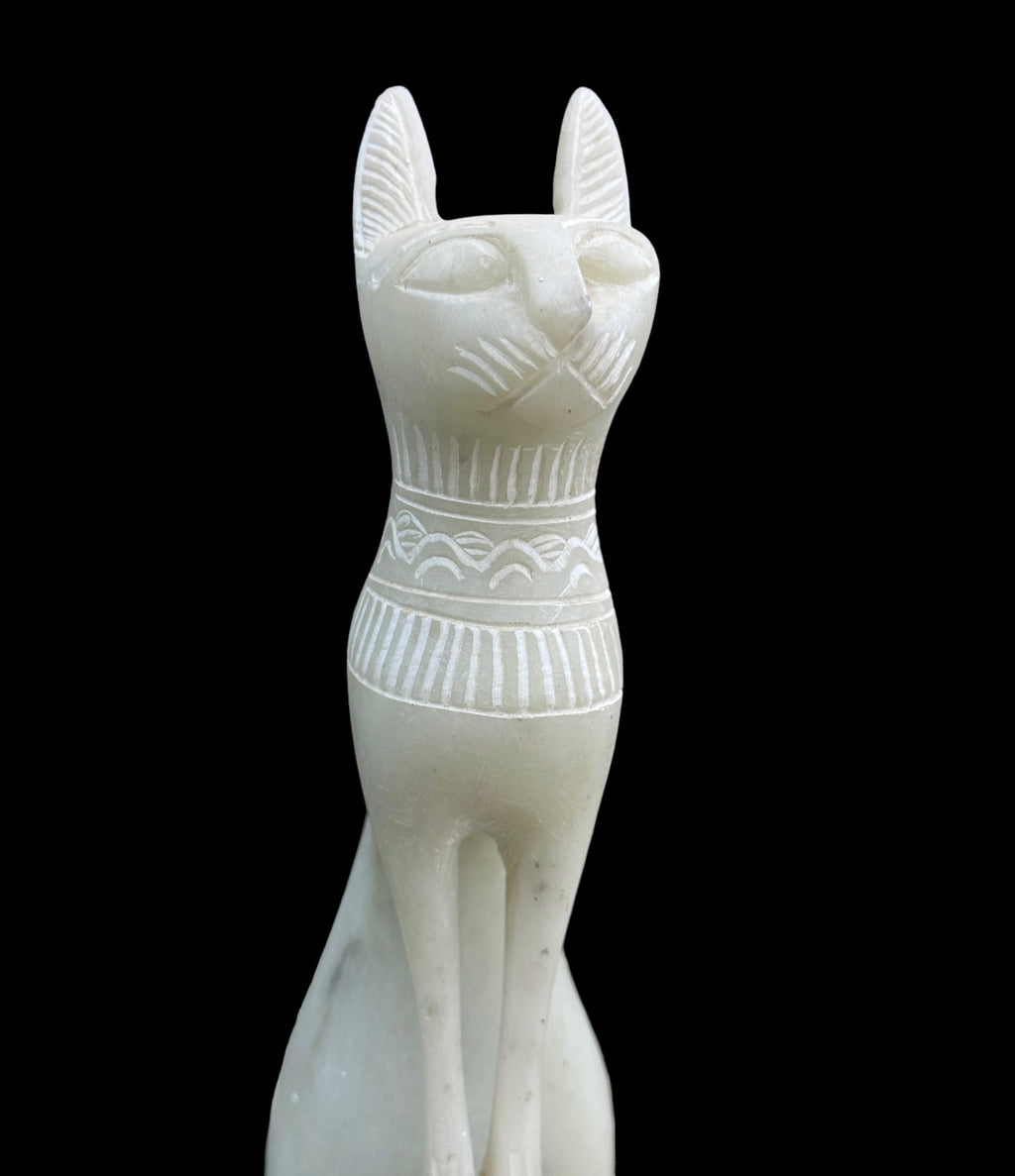 Bastet Statue - Handcarved Soapstone