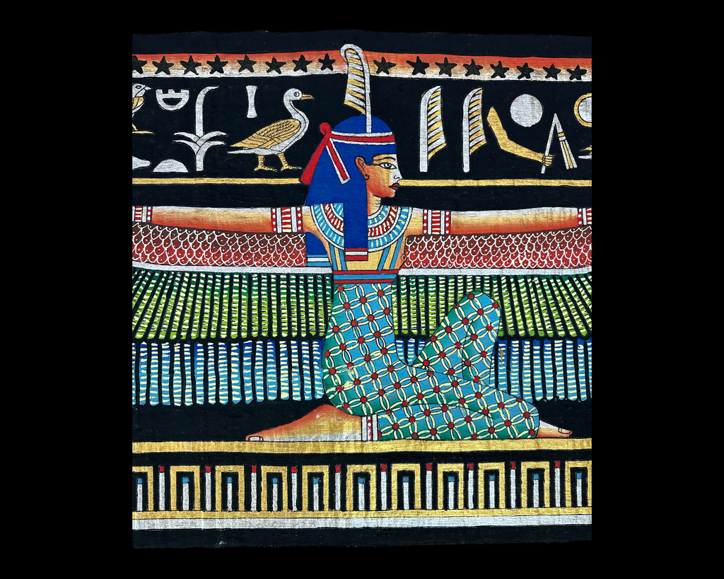 Goddess Ma'at Papyrus - 60x120cm