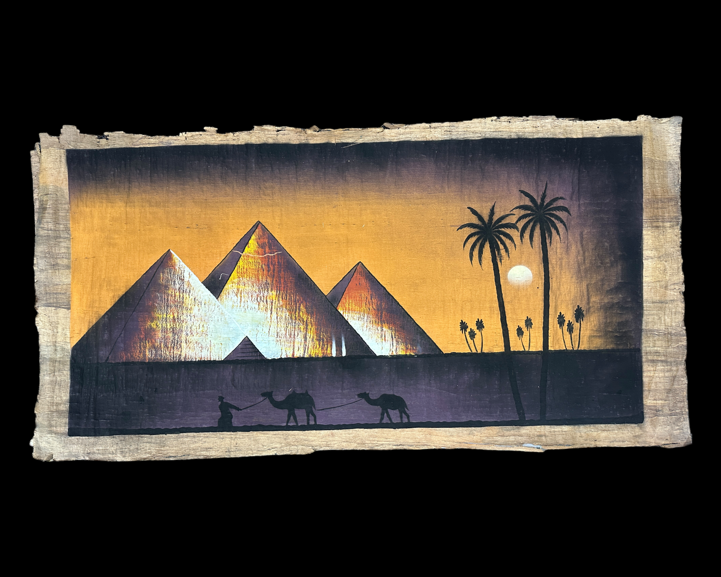 Pyramids of Giza Papyrus - 60x120cm