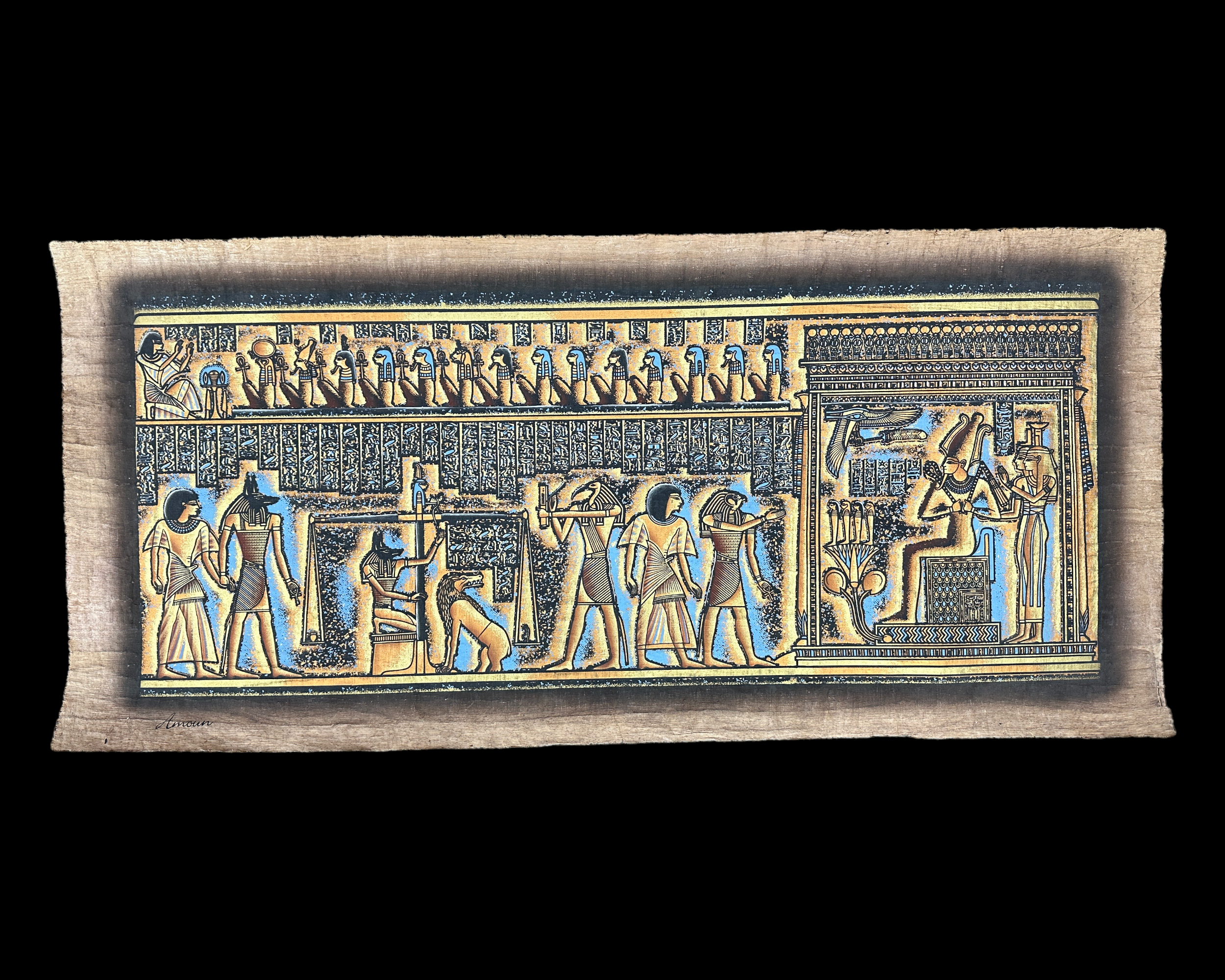 Hall of Judgement Papyrus - 43x90cm