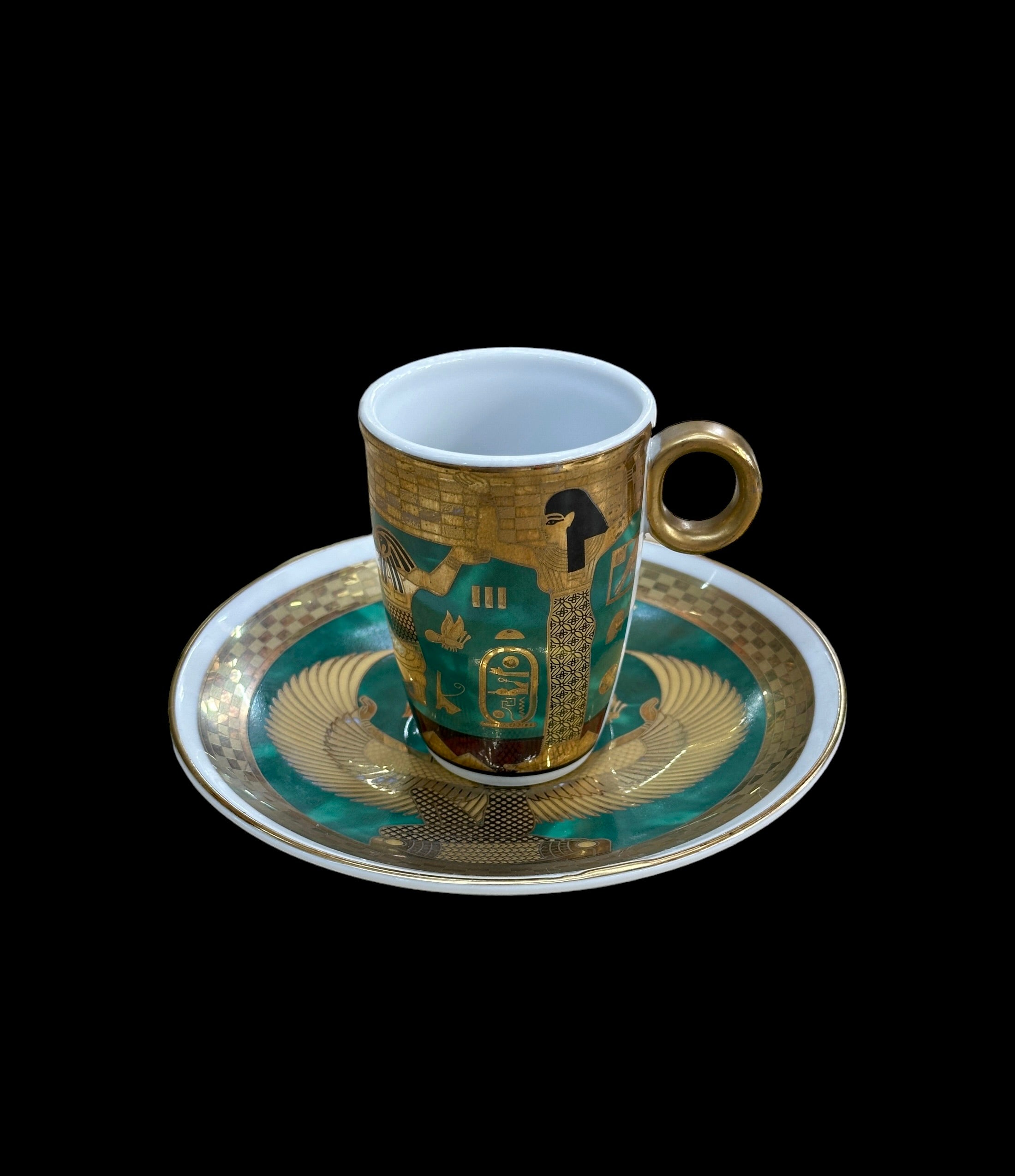 Isis and Horus Tea Cup and Saucer Set