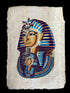 King Tutankhamen Mask Papyrus - 100x70cm