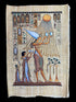 Akhenaten worshipping Aten Papyrus - 100x70cm