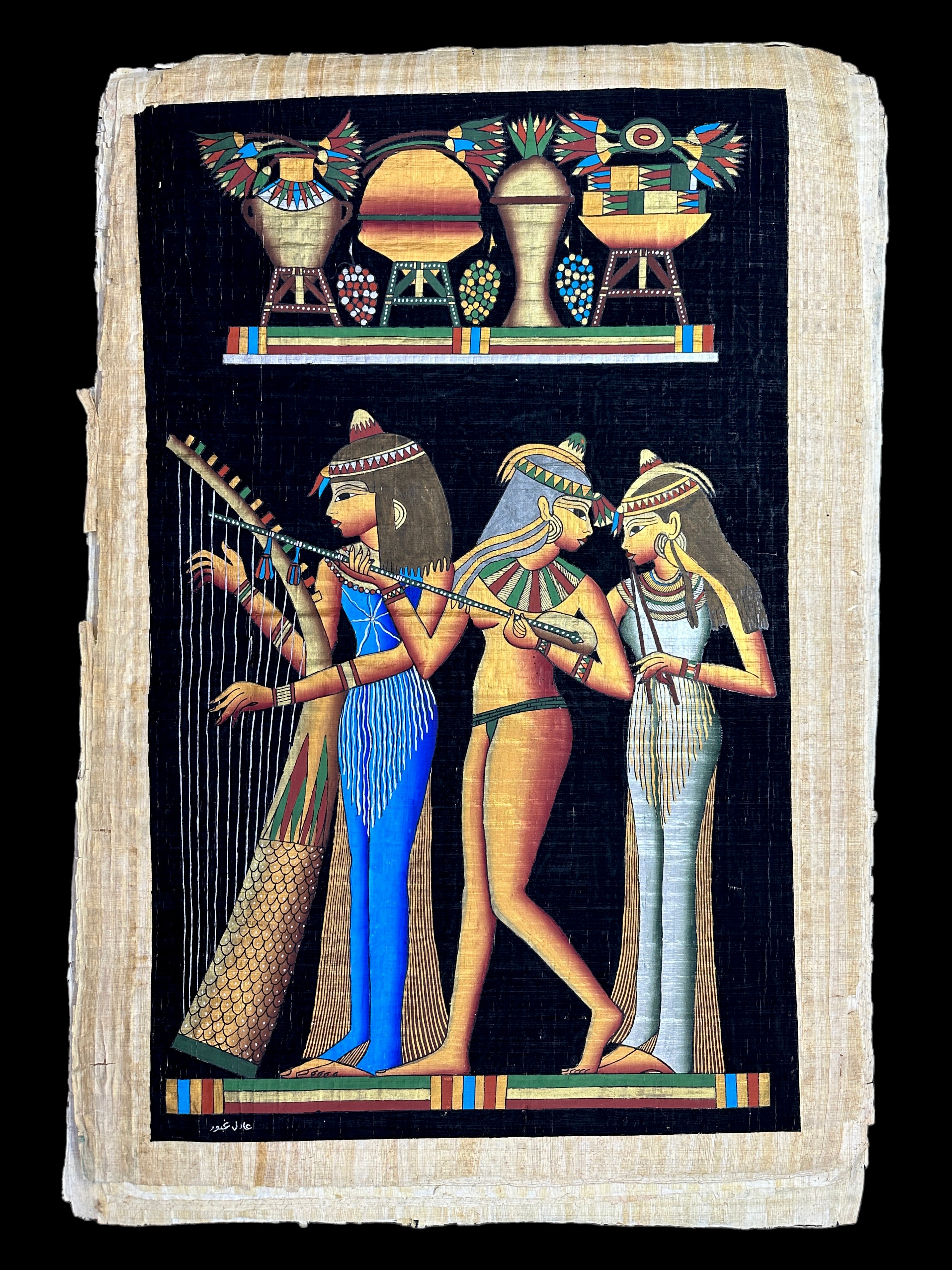 Music Girls Papyrus - 100x70cm