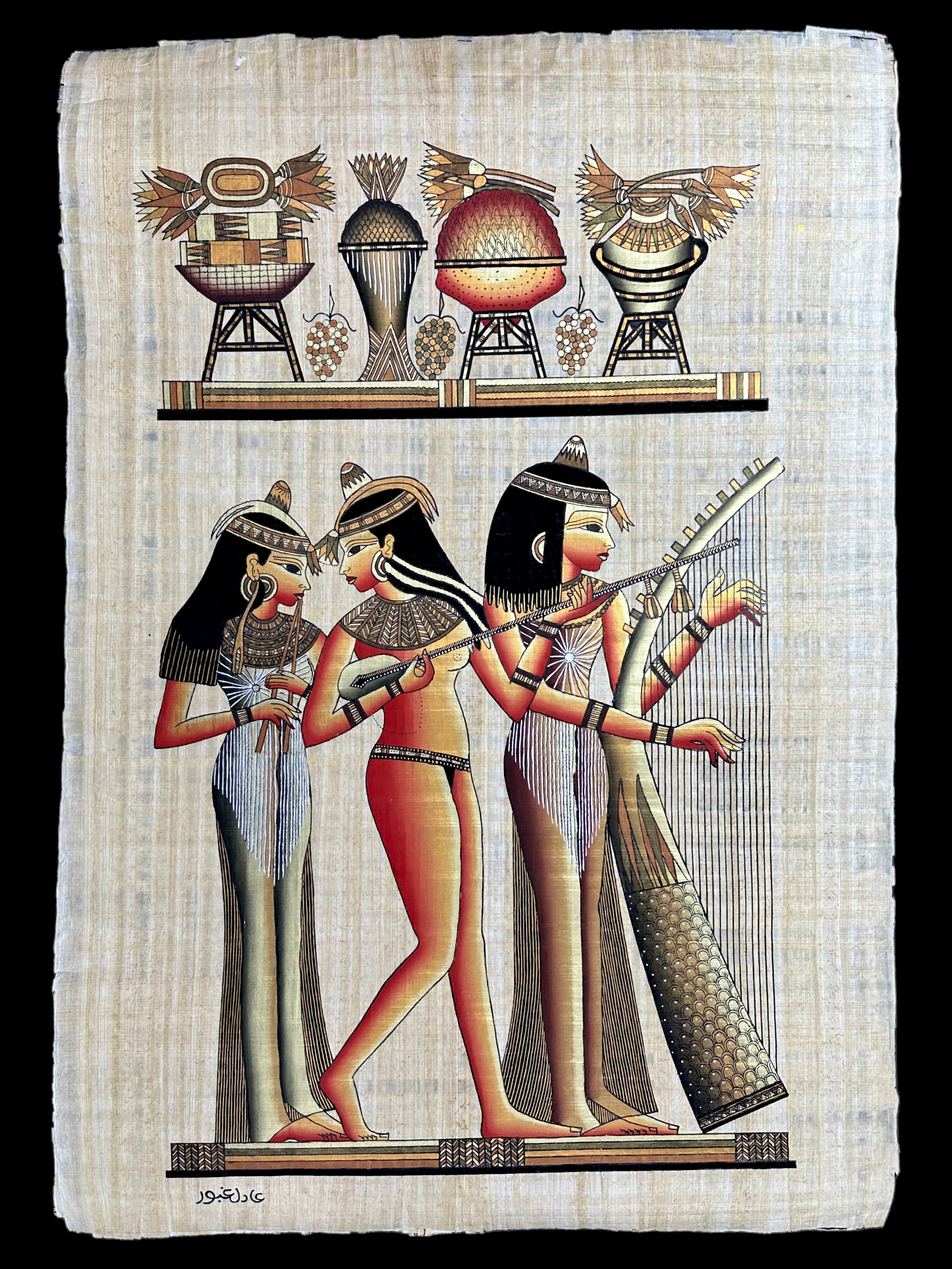 Music Girls Papyrus - 100x70cm