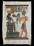 Ramses II offering Lotus Flowers to Goddess Isis - 100x70cm