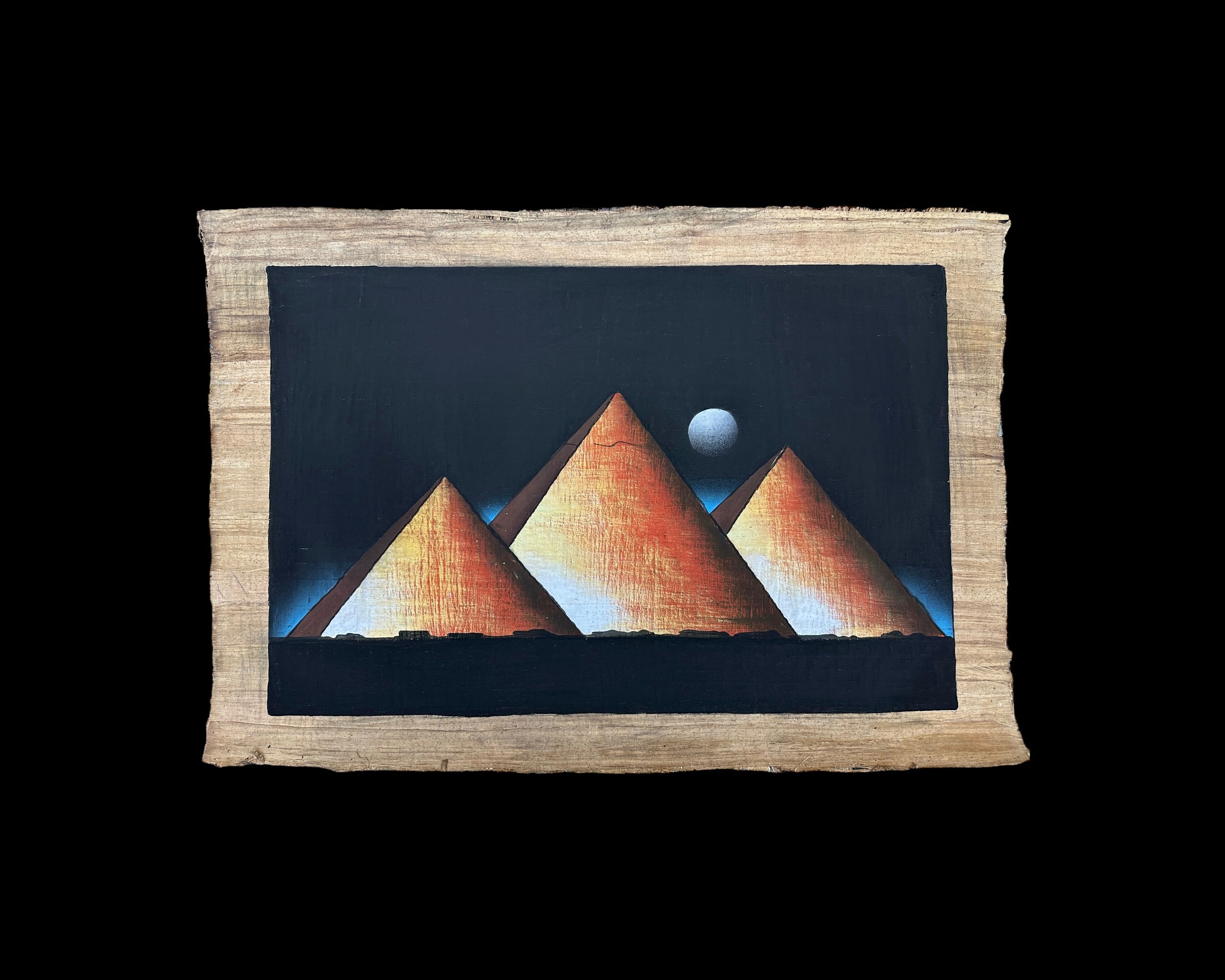 Pyramids of Giza Papyrus - 100x70cm