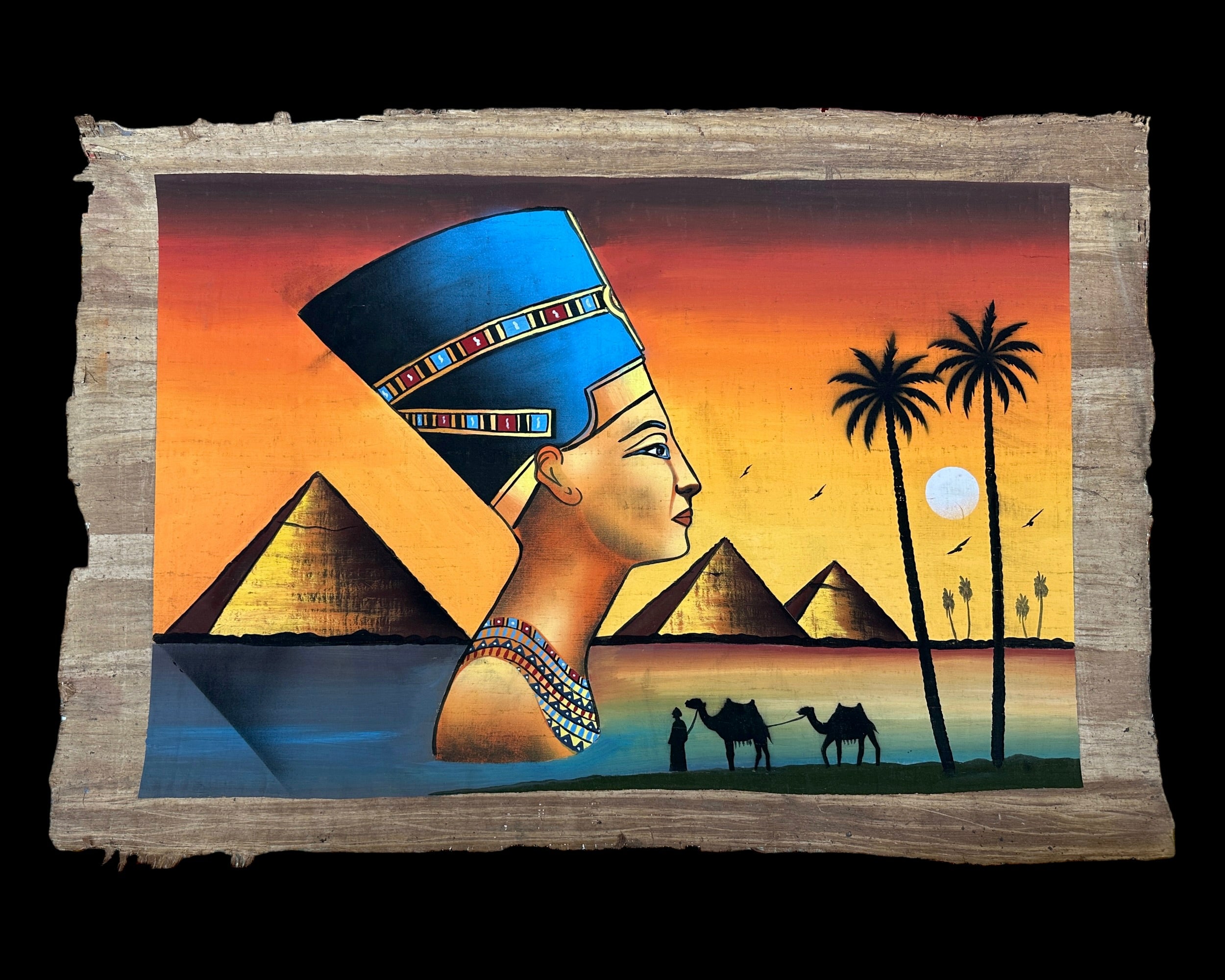 Nefertiti Papyrus - 100x70cm