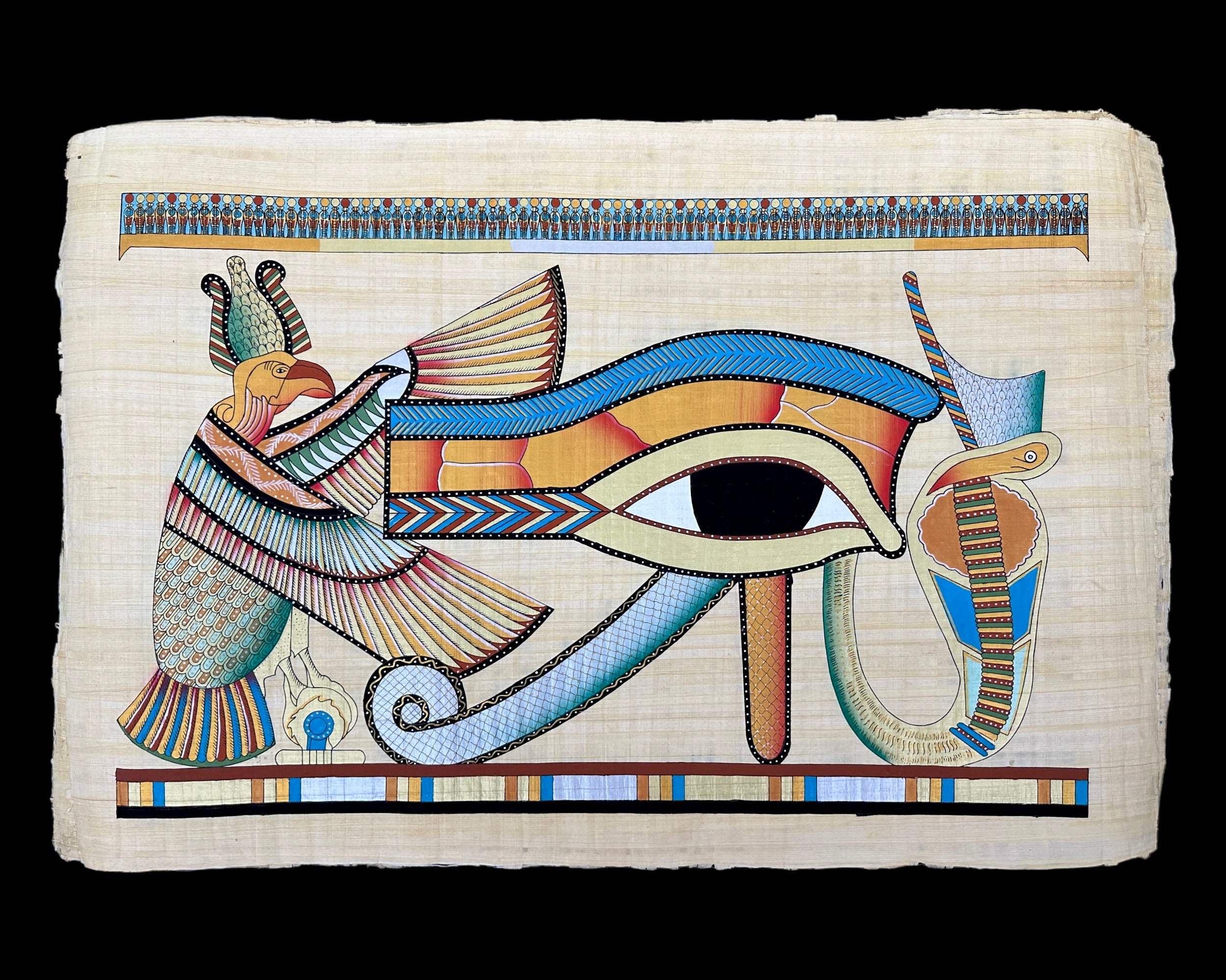 Eye of Horus Papyrus - 100x70cm