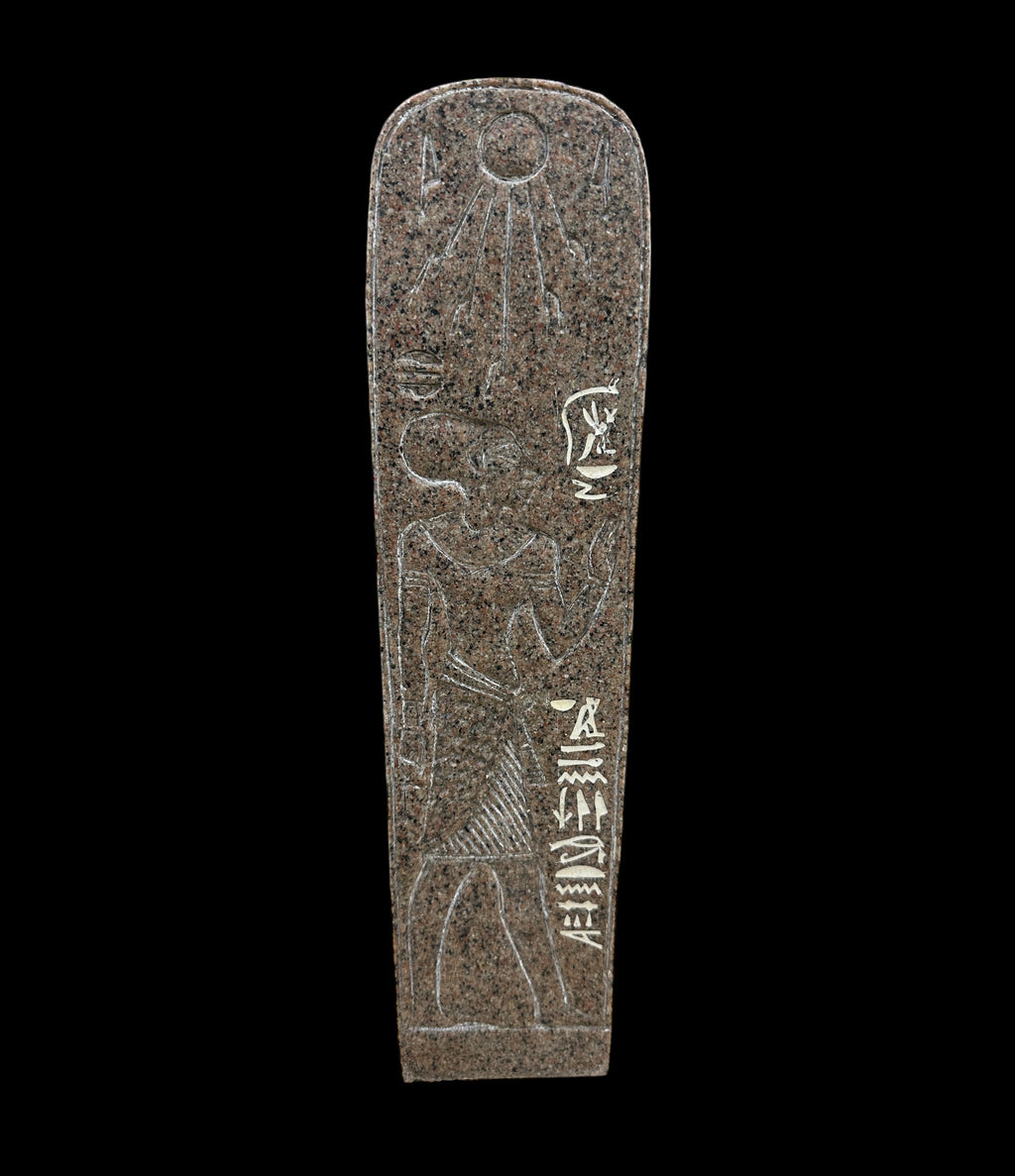 Akhenaten Statue - Red Granite