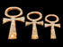 Egyptian Ankh - Set of 3