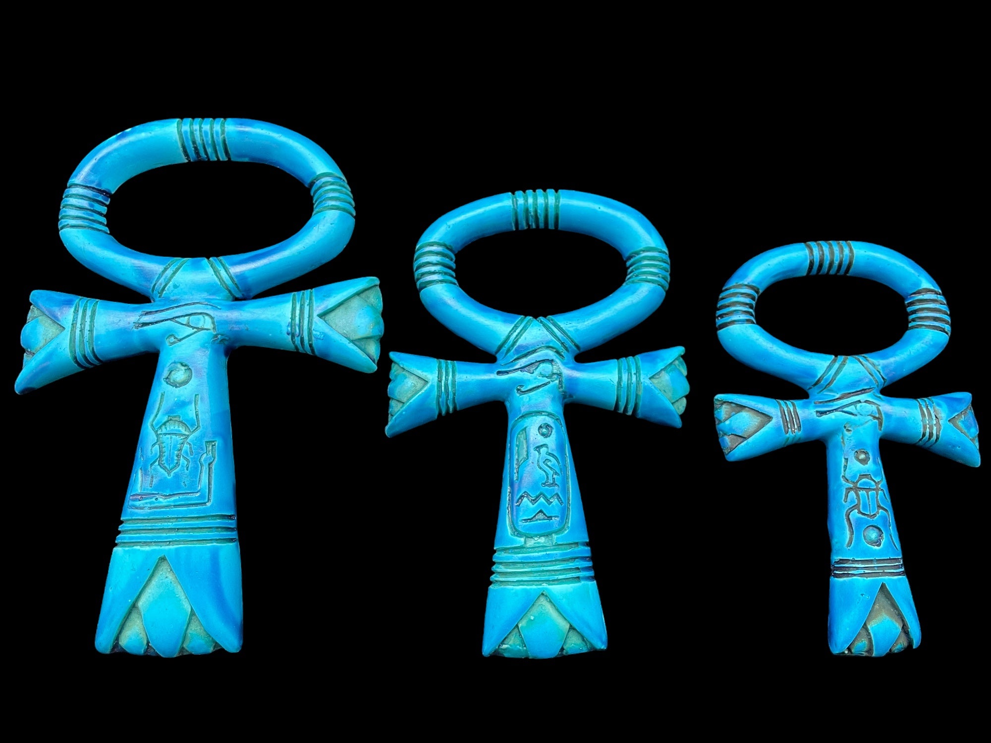 Egyptian Ankh - Set of 3