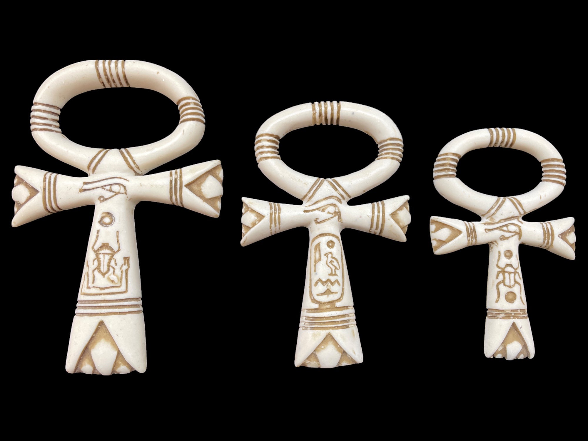 Egyptian Ankh - Set of 3