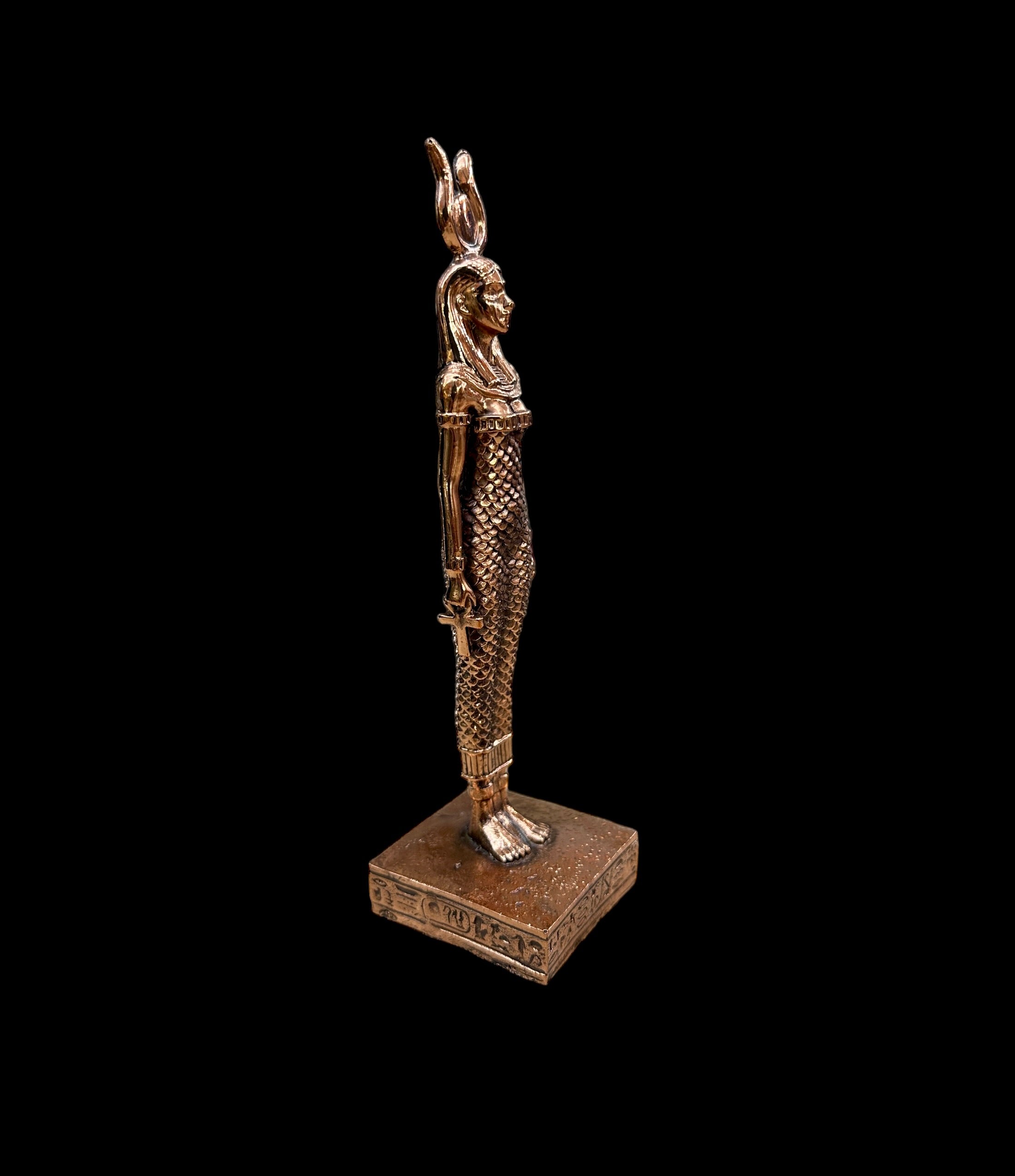 Isis Copper Statue