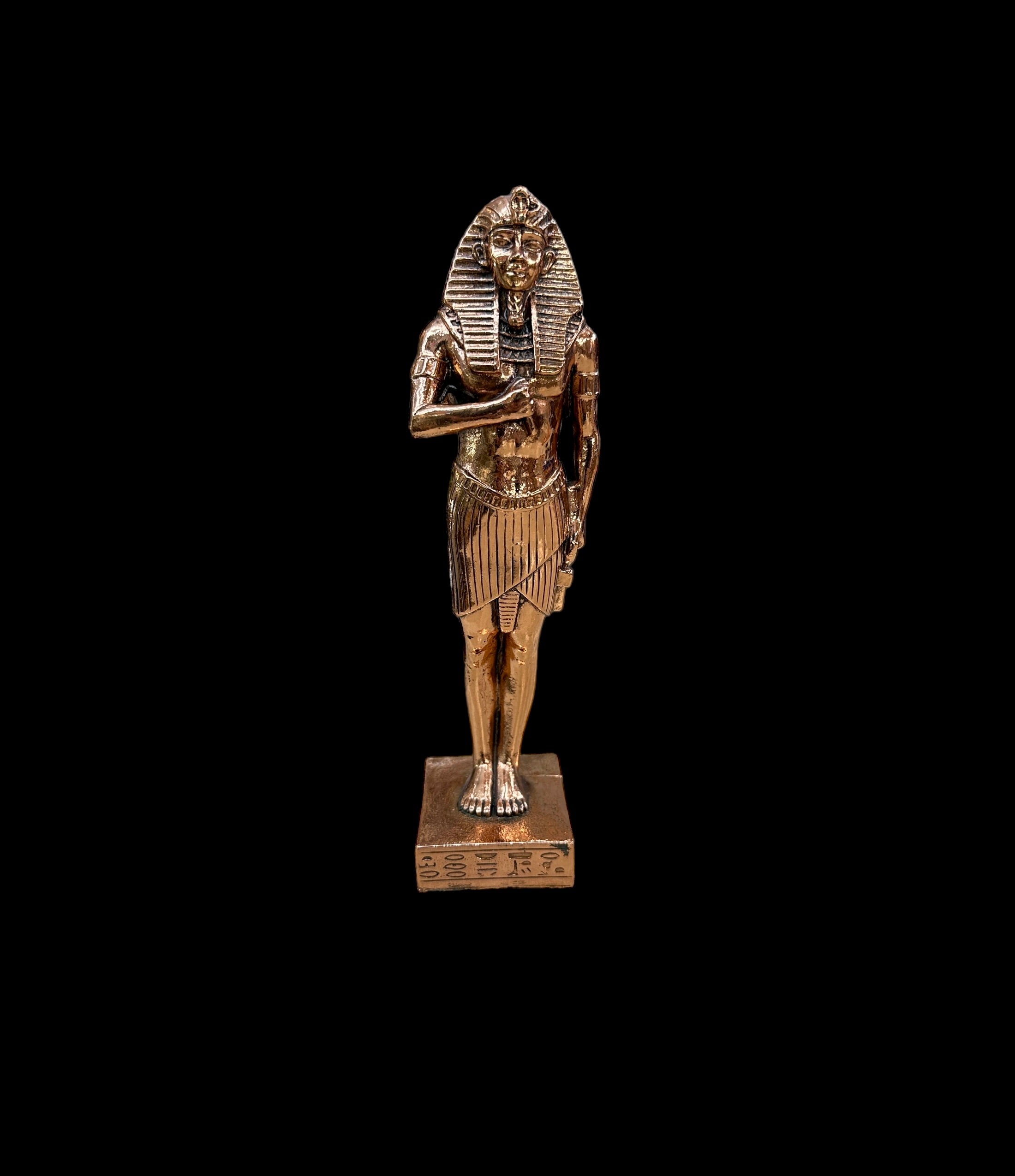 Pharaoh Copper Statue