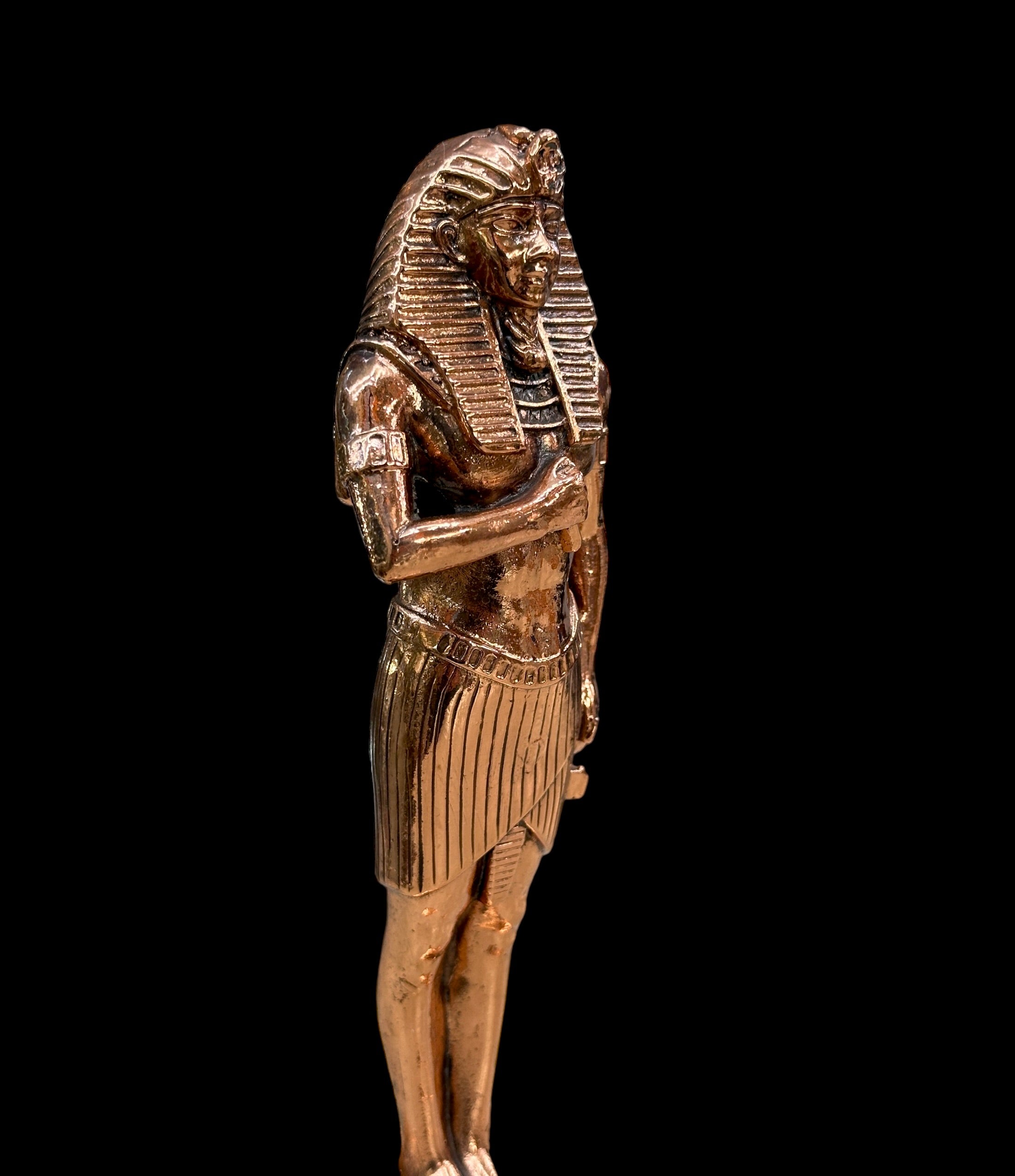 Pharaoh Copper Statue