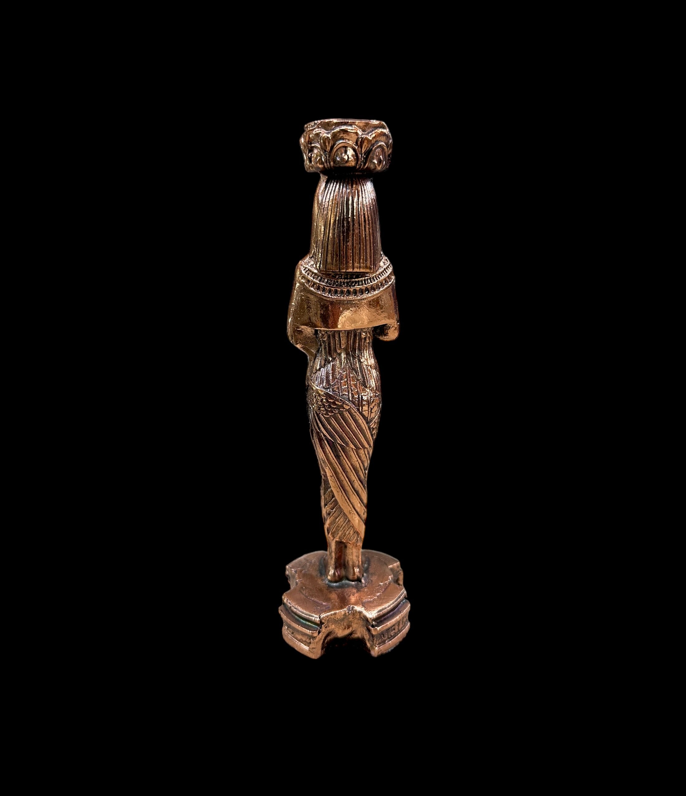 Isis Copper Candleholder