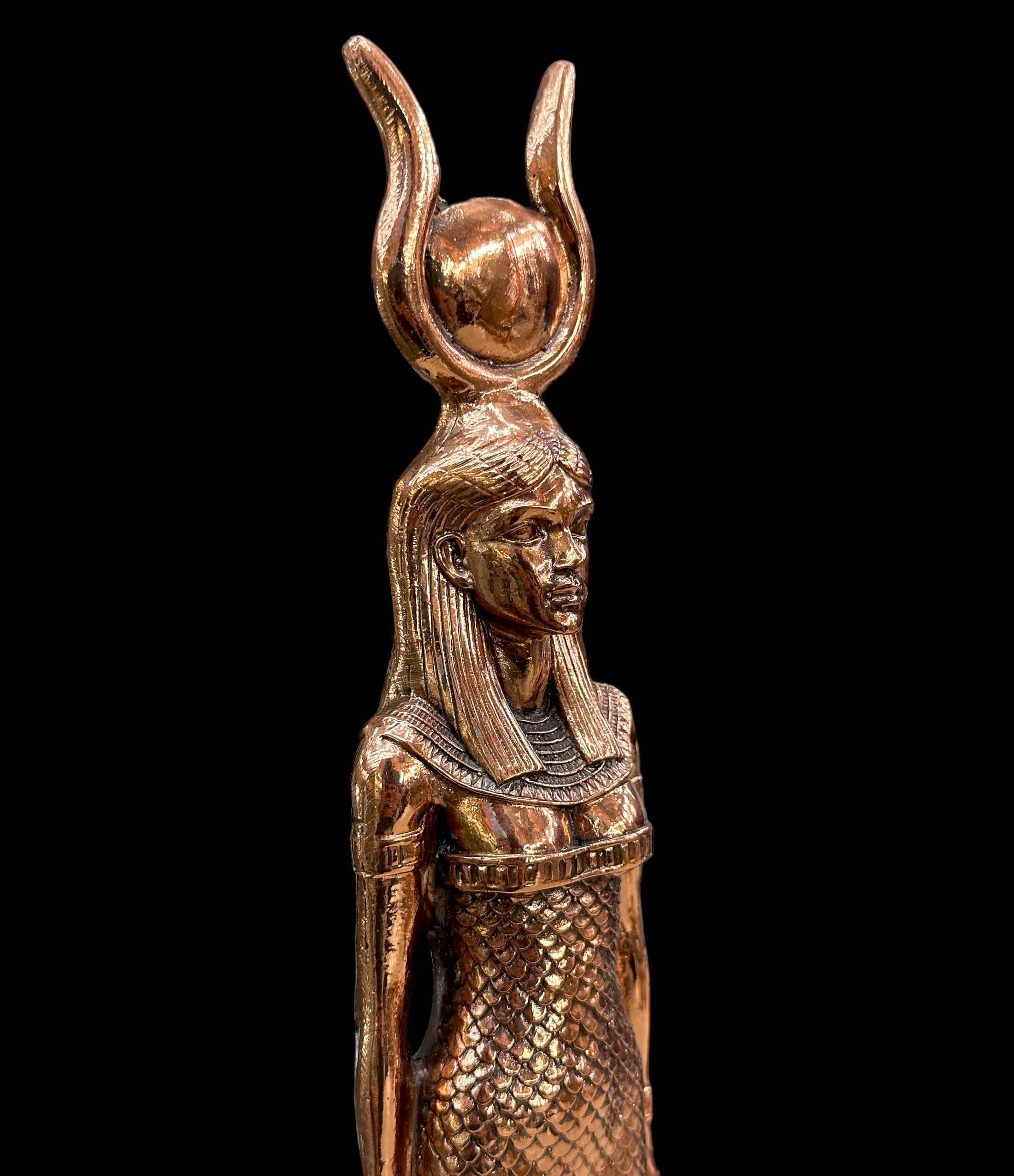 Isis Copper Statue