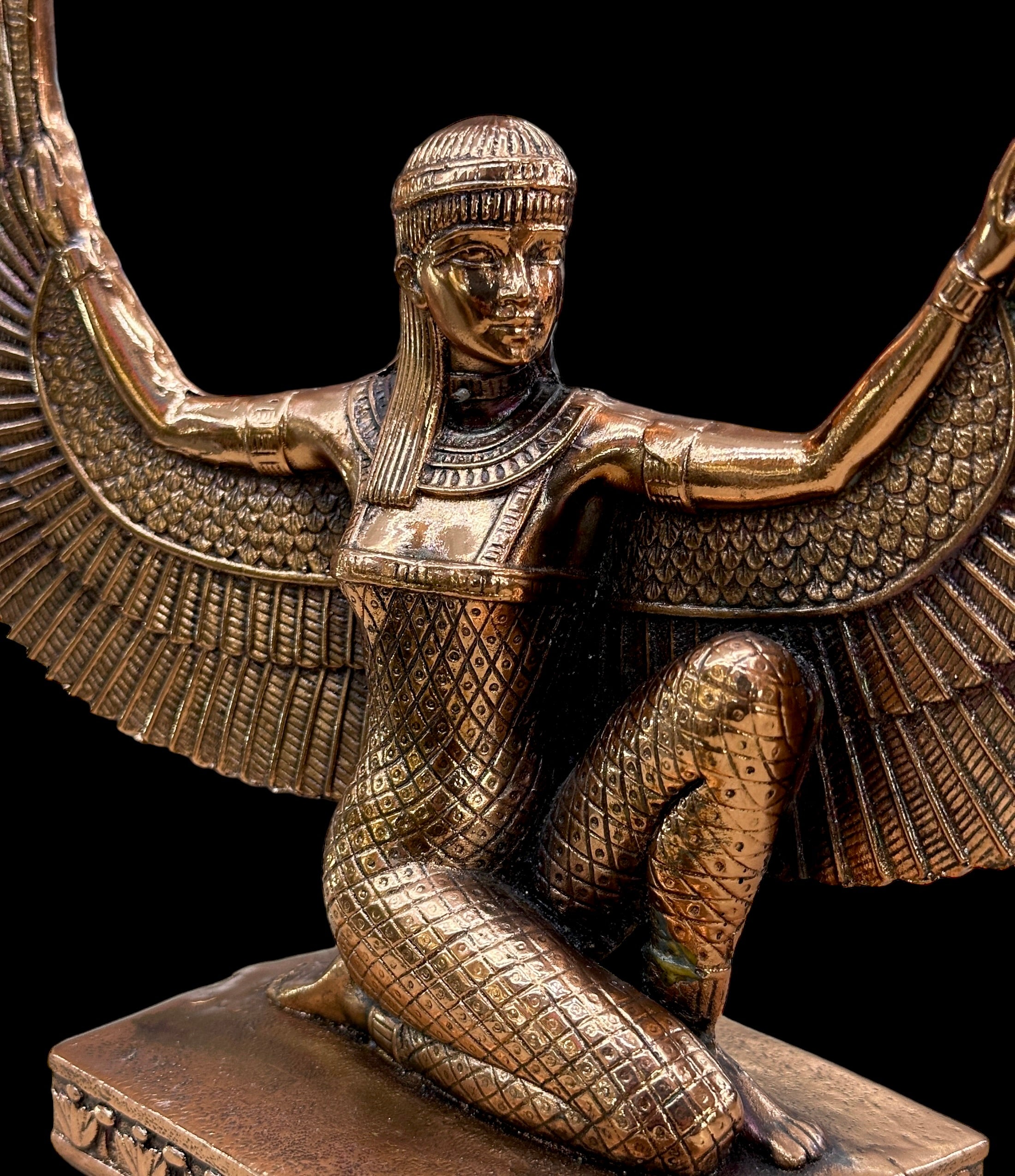 Isis Copper Statue