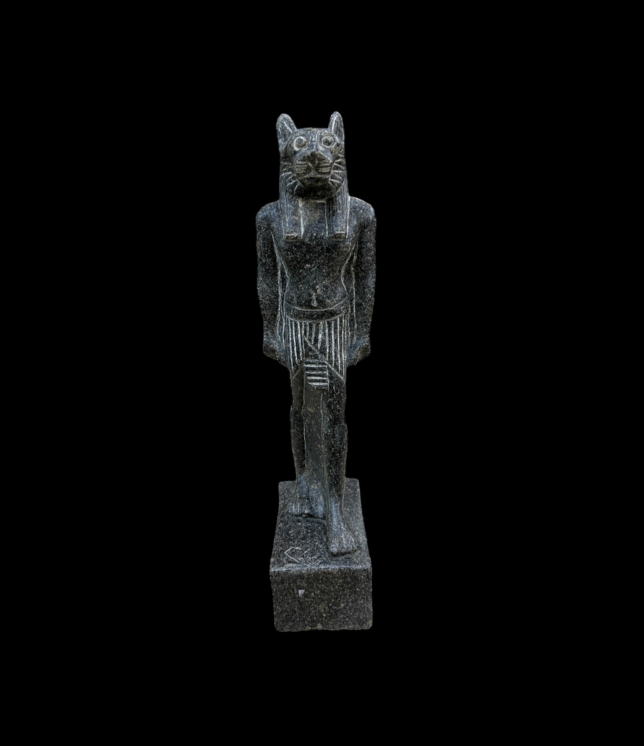 Bastet Statue - Black Granite