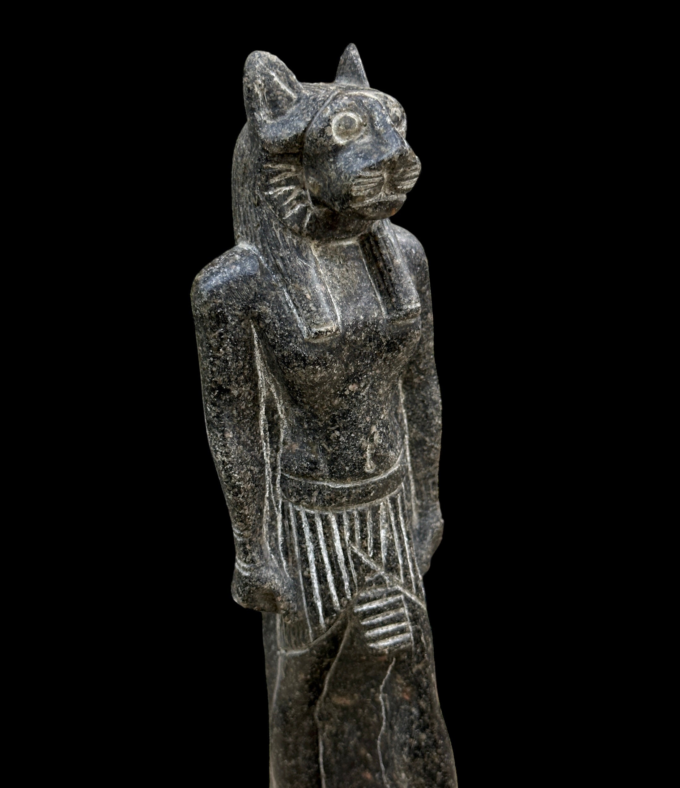 Bastet Statue - Black Granite