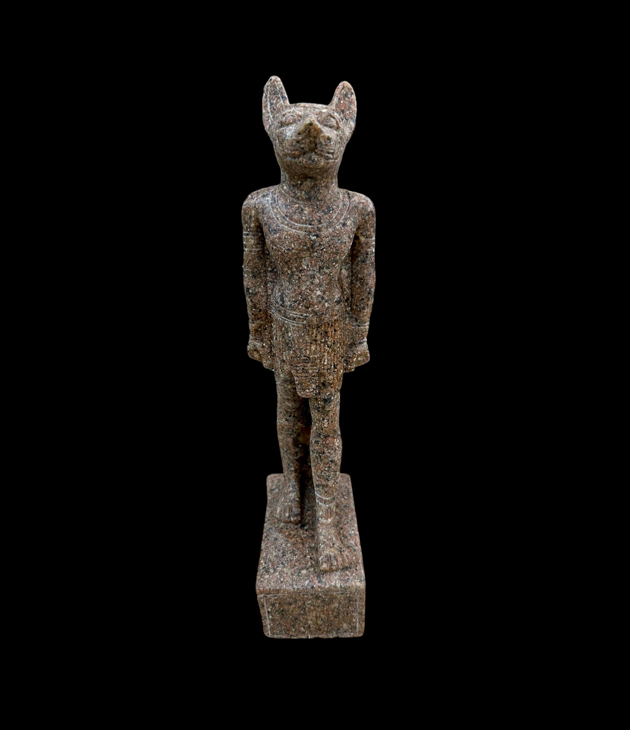 Bastet Statue - Red Granite