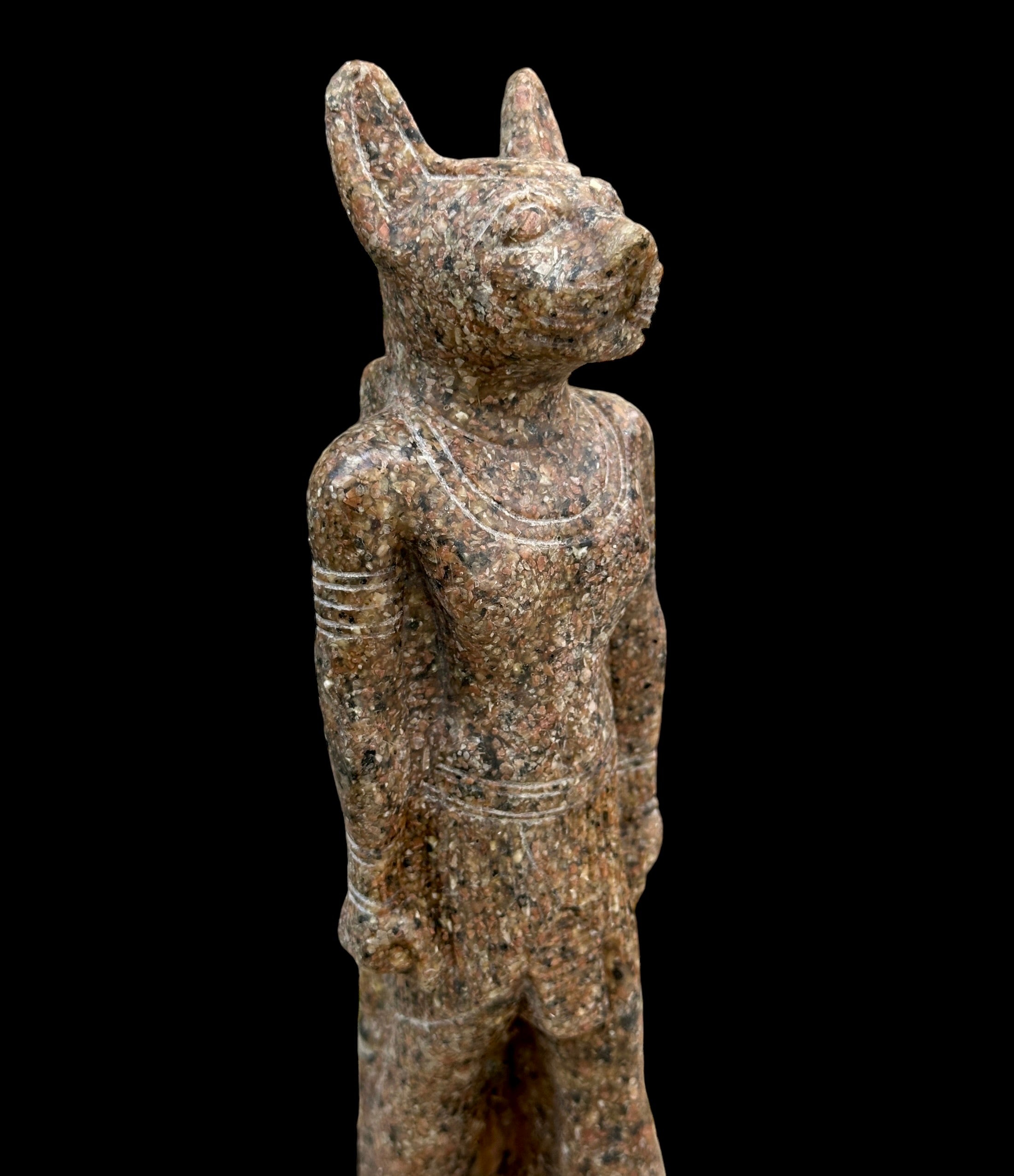 Bastet Statue - Red Granite