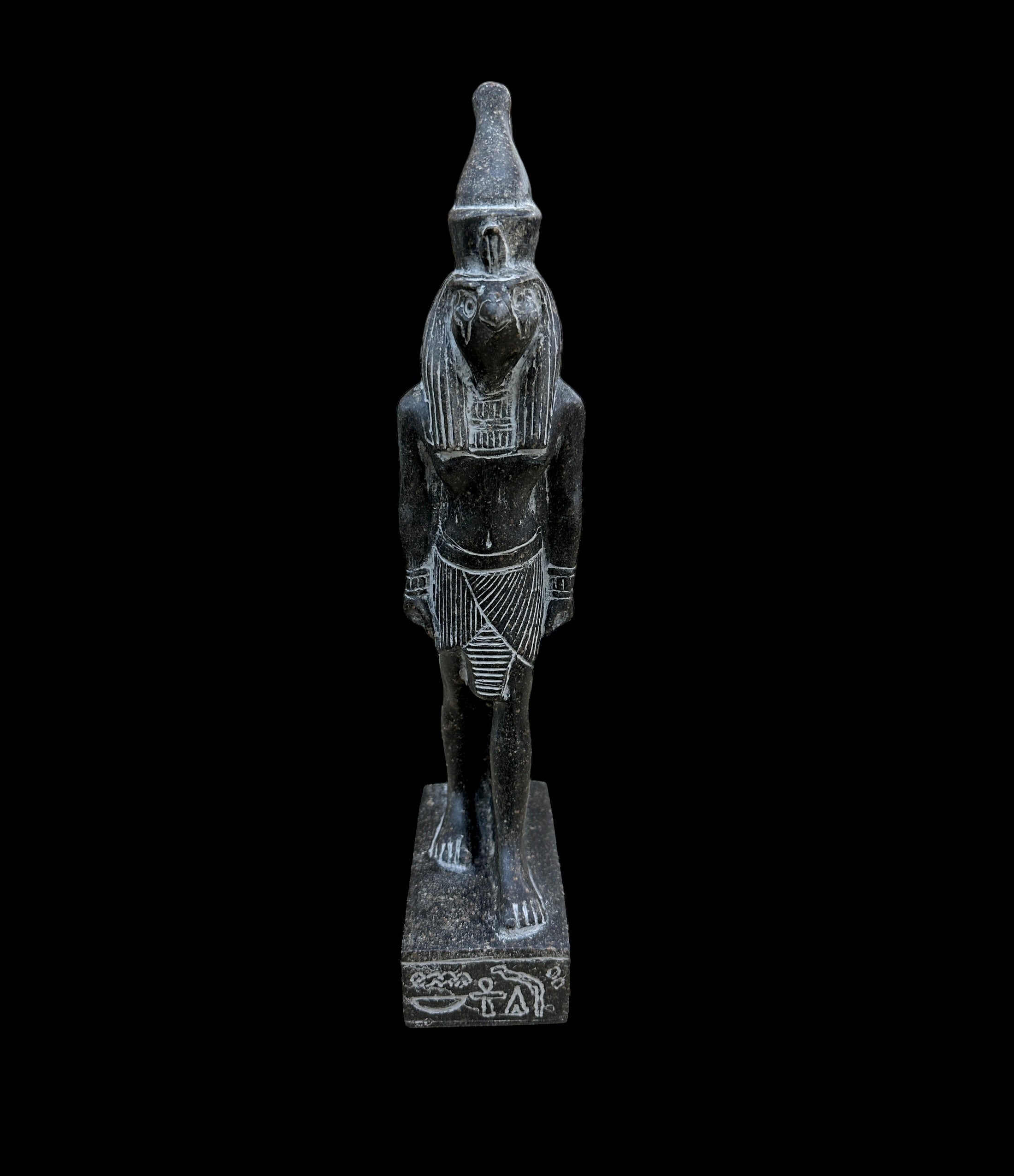 Horus Statue - Black Granite