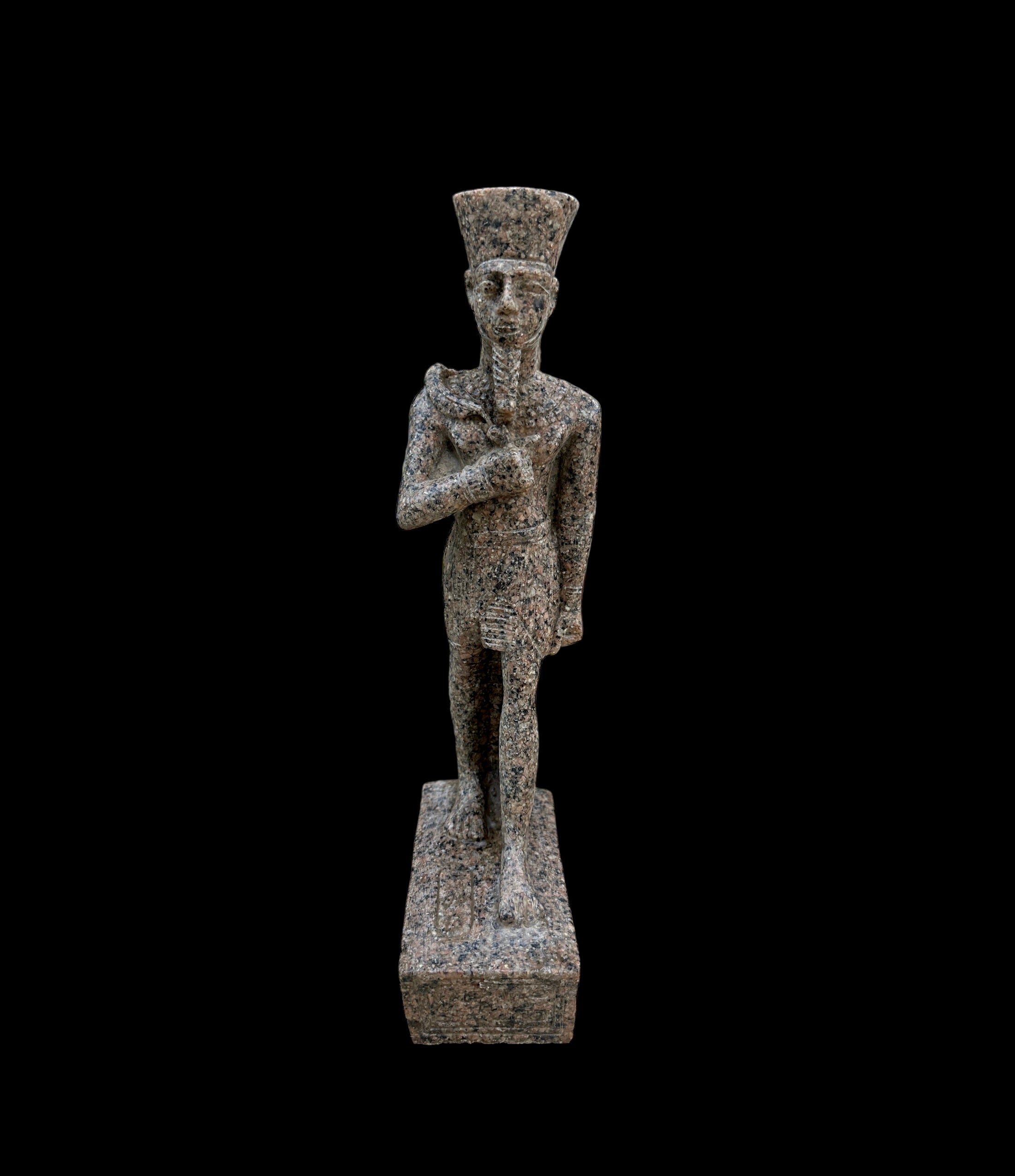 Amun Ra Statue - Red Granite