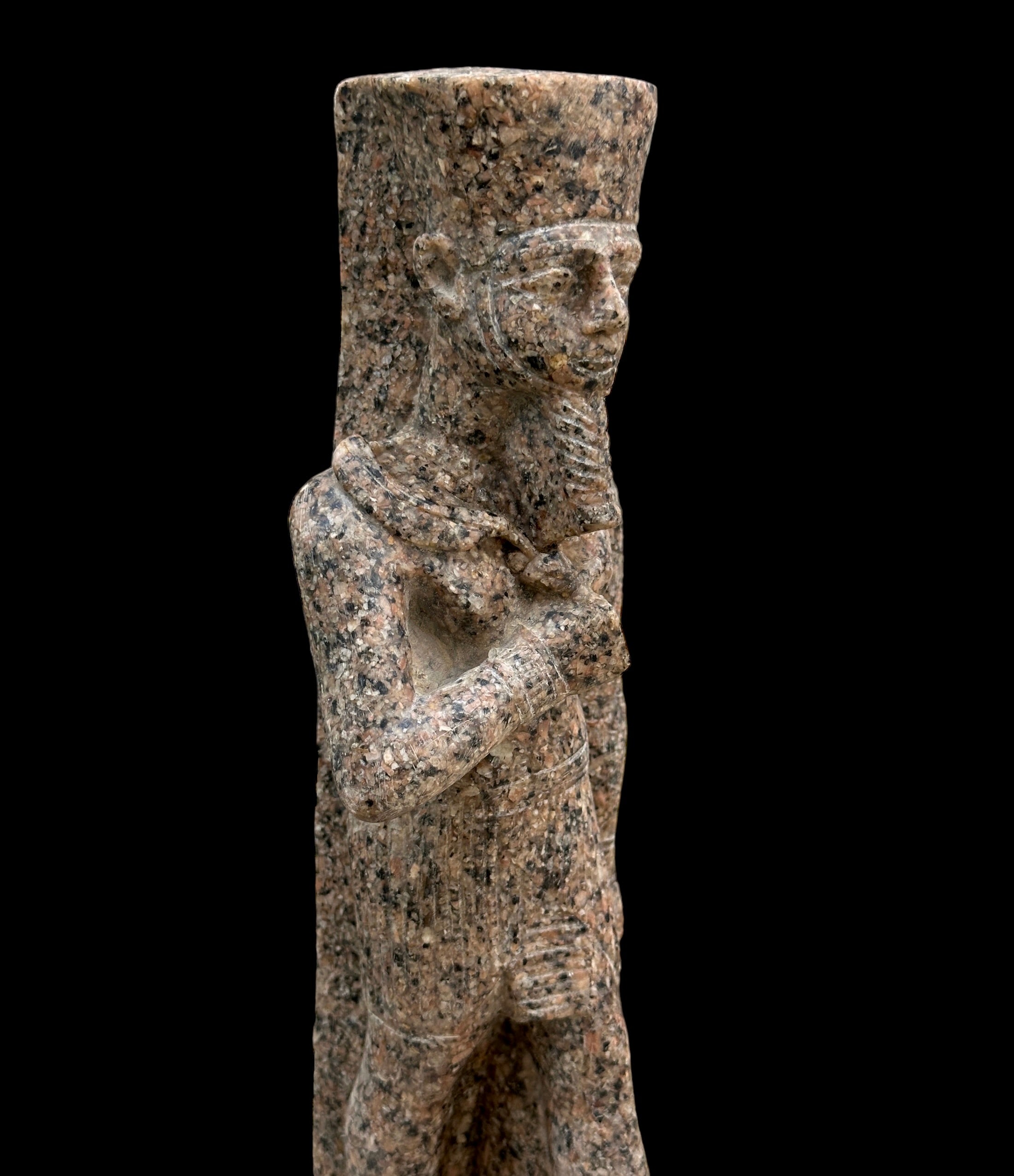 Amun Ra Statue - Red Granite