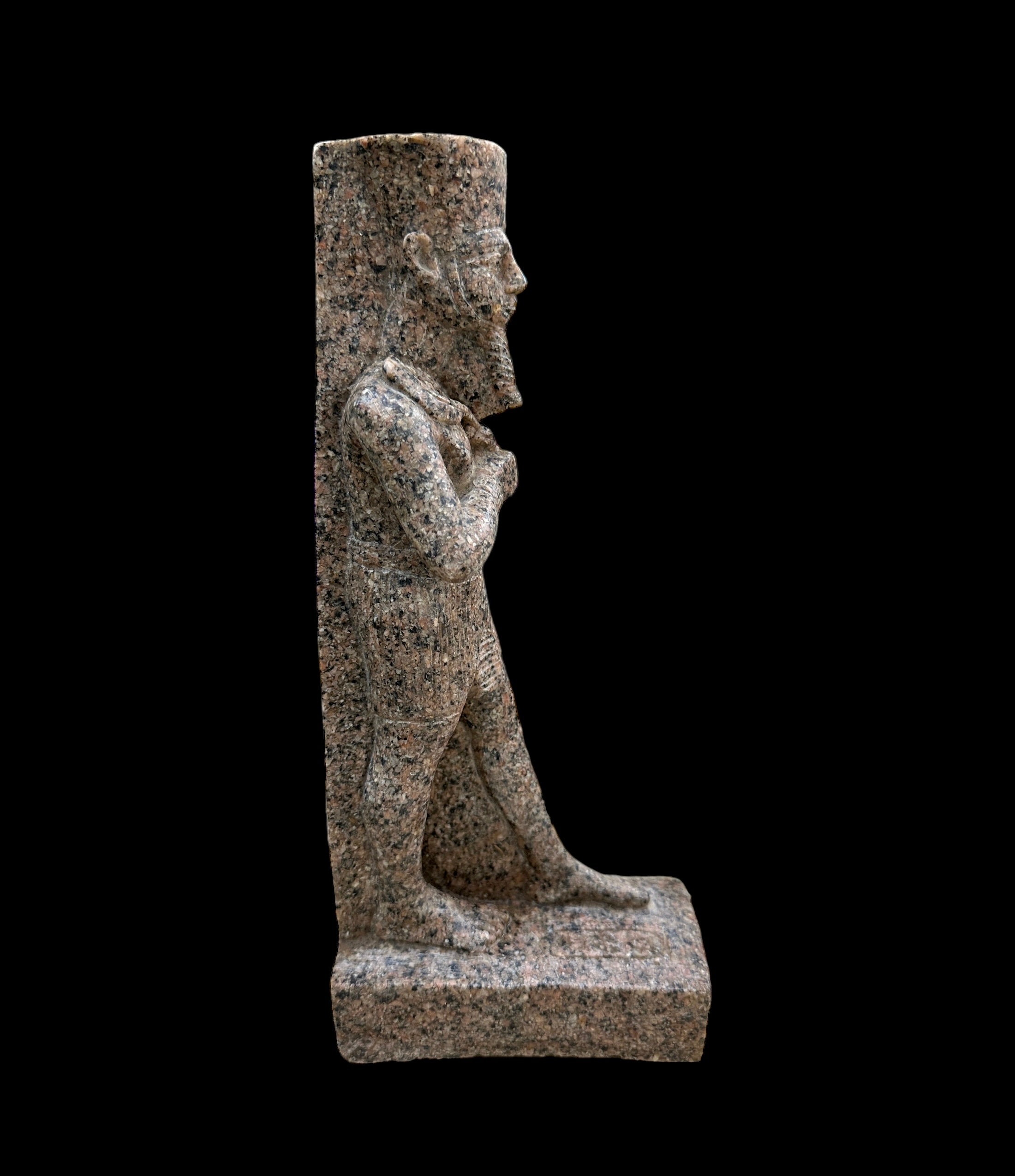 Amun Ra Statue - Red Granite