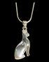 Bastet Pendant - Sterling Silver