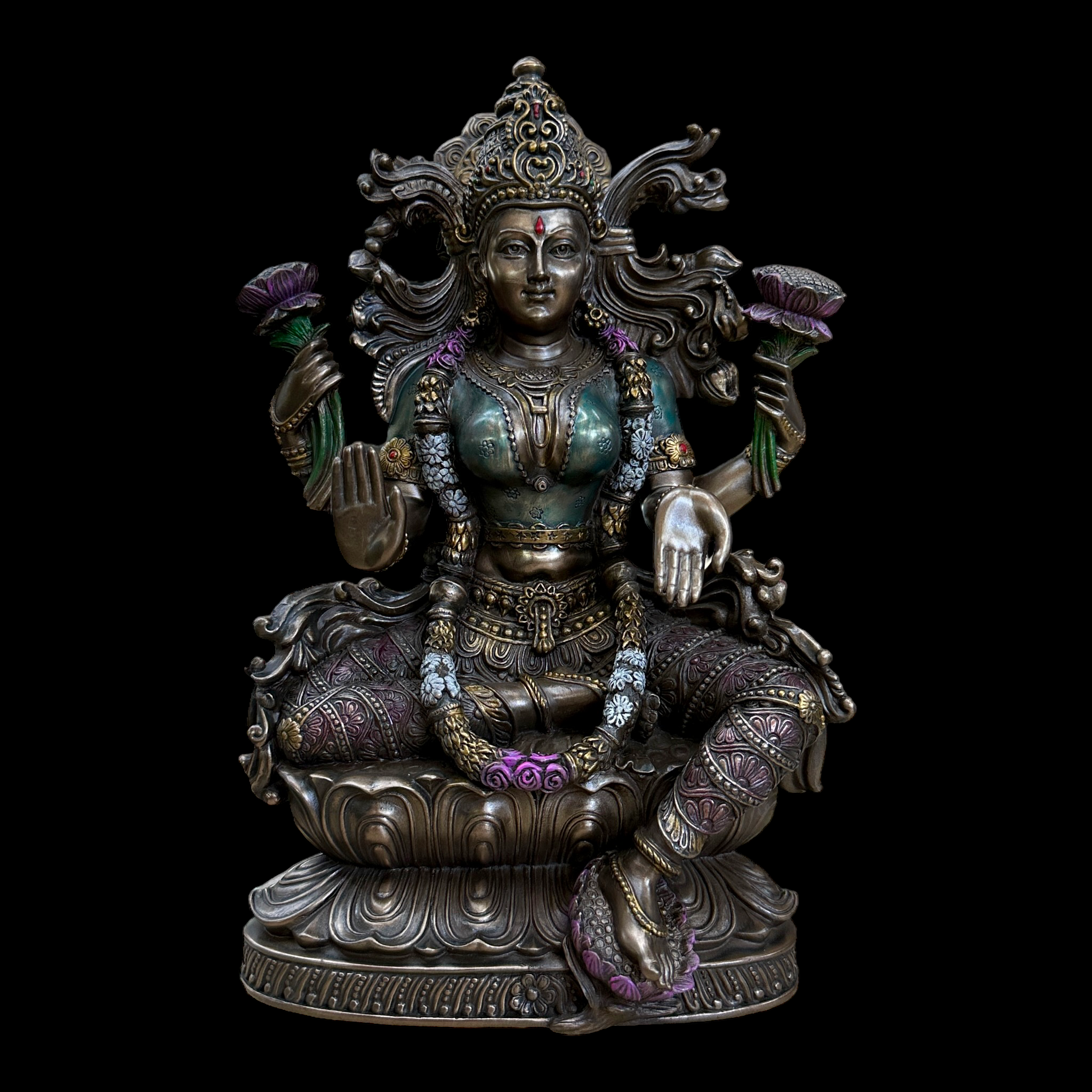 Lakshmi Seated on Lotus