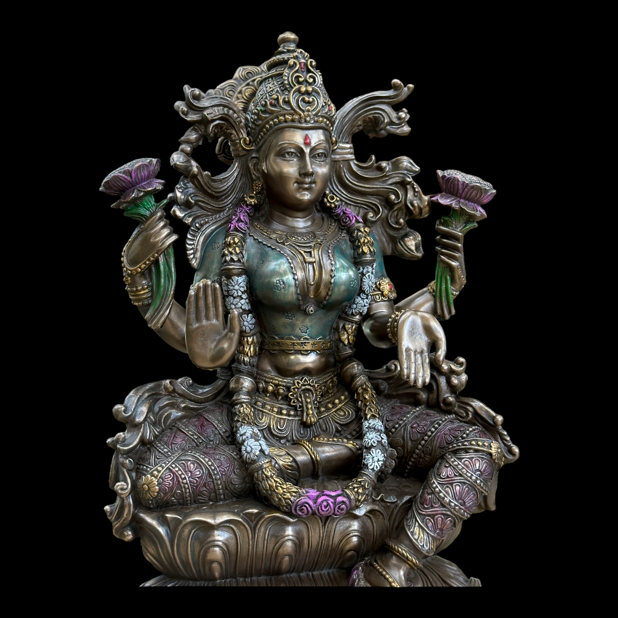 Lakshmi Seated on Lotus