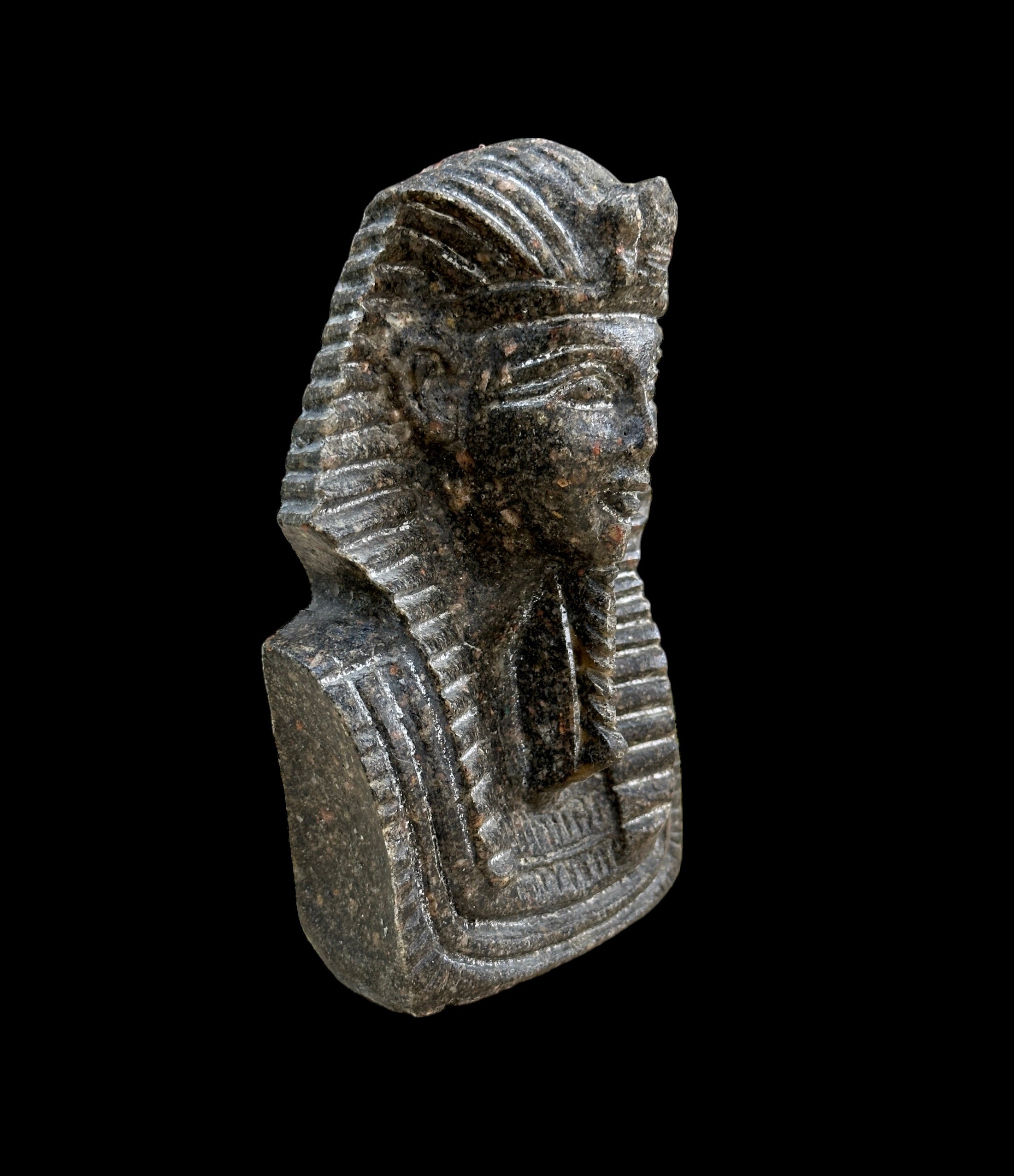 Tutankhamun Bust - Black Granite