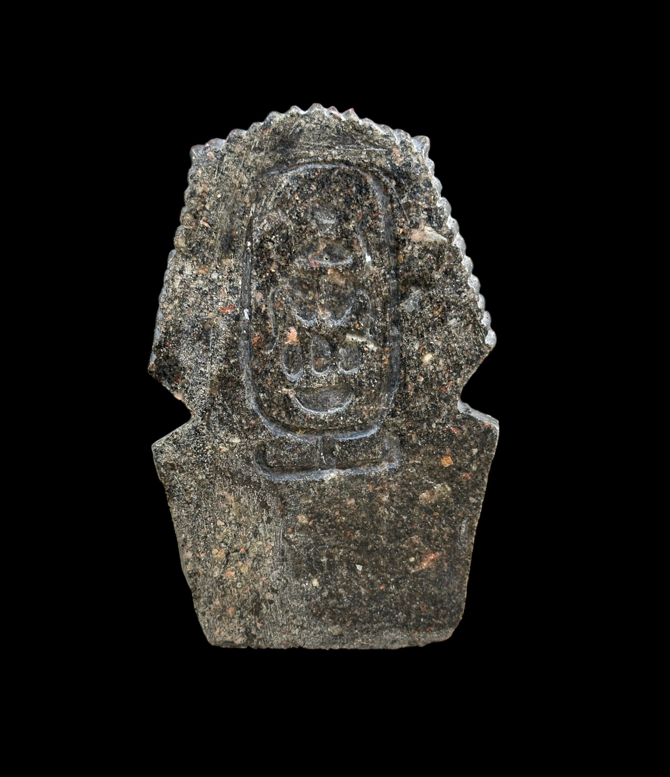 Tutankhamun Bust - Black Granite